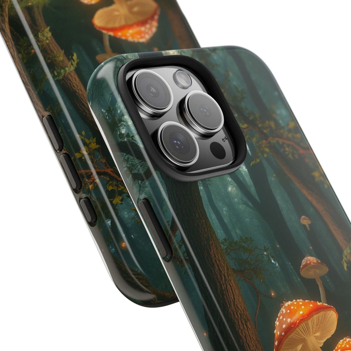 Whimsical Mushroom Tough Phone Case - Forest Fantasy Design