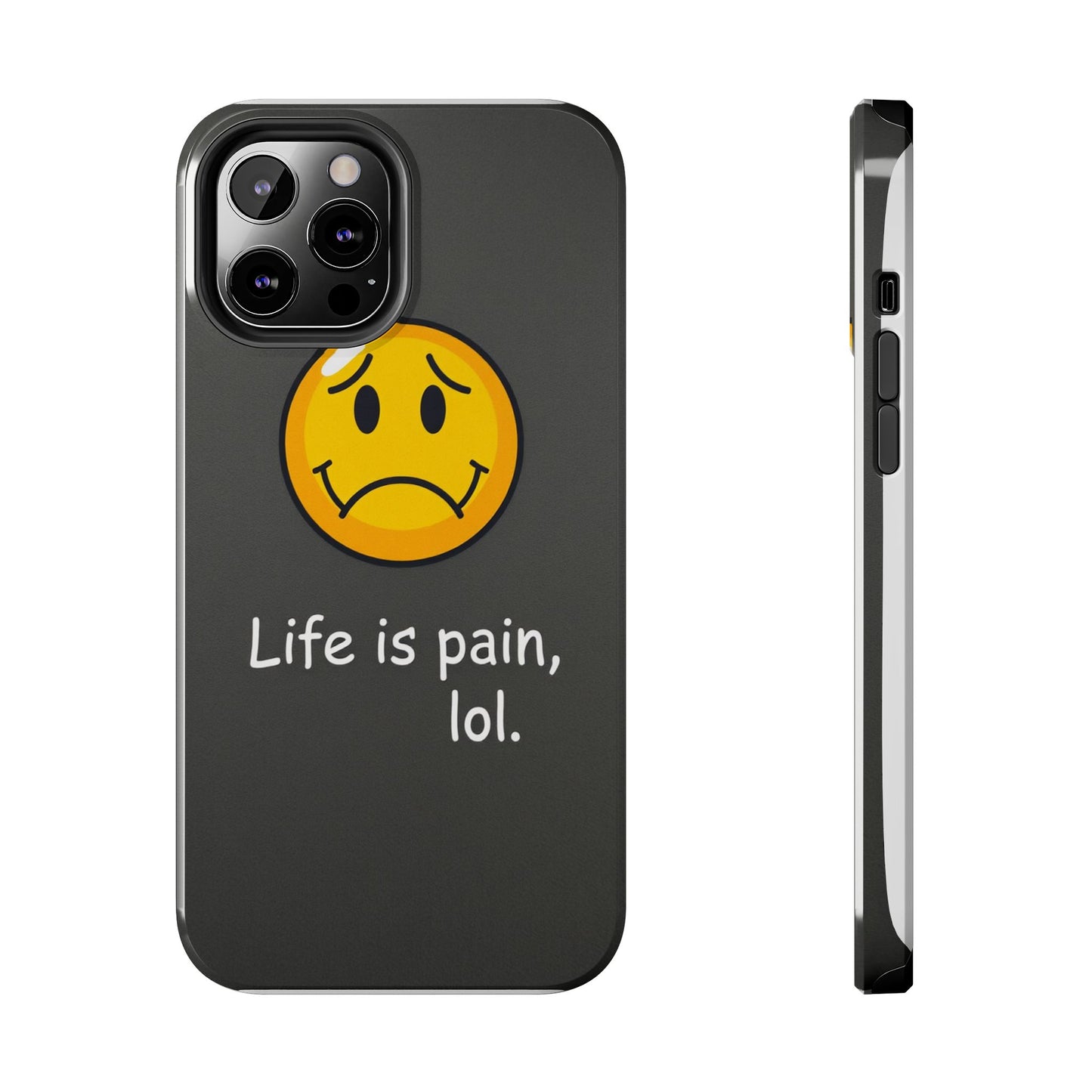 Life is Pain Tough Phone Case - Trendy Design for Smartphone Protection