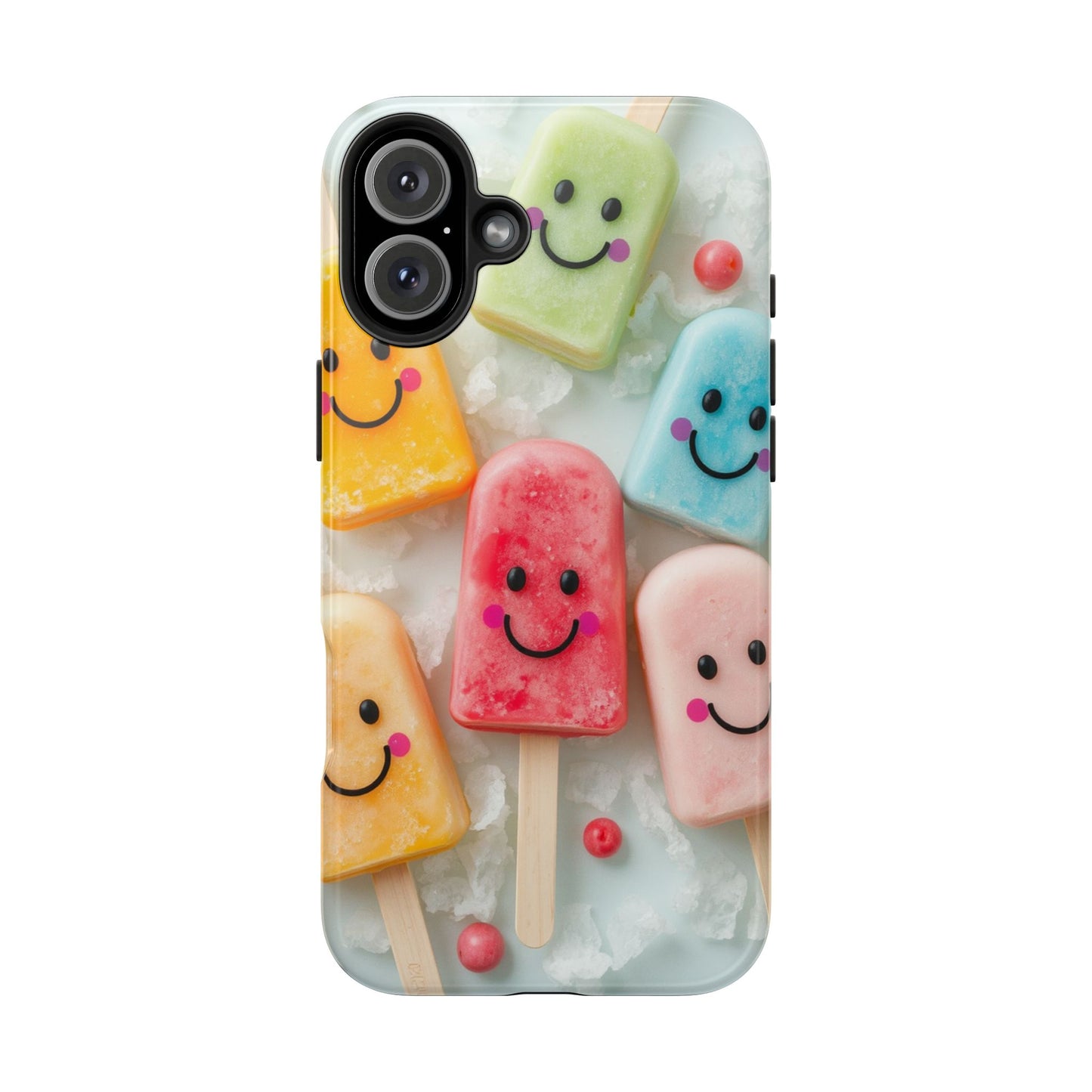 Cute Smile Popsicle Tough Phone Case - Fun Protection for Your Device