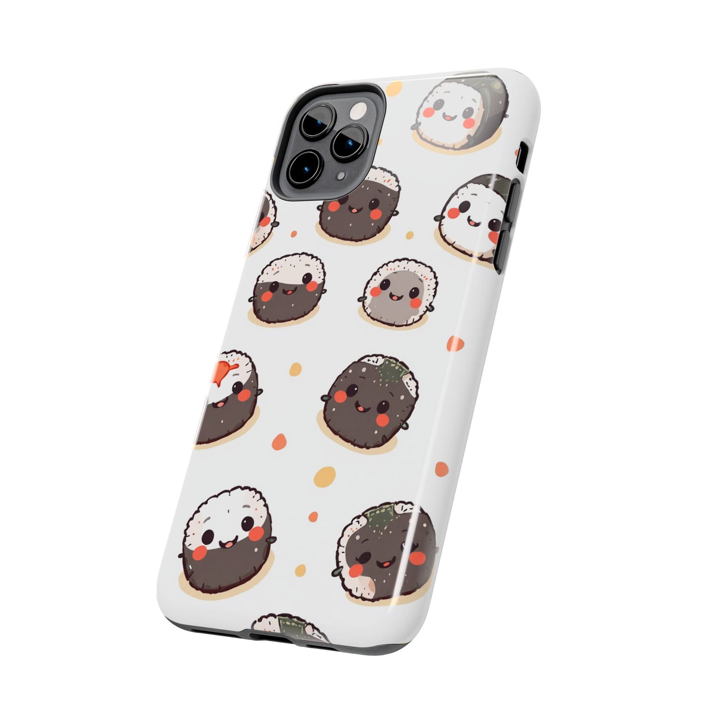 Cute Sushi Tough Phone Case - Kawaii Design for Food Lovers