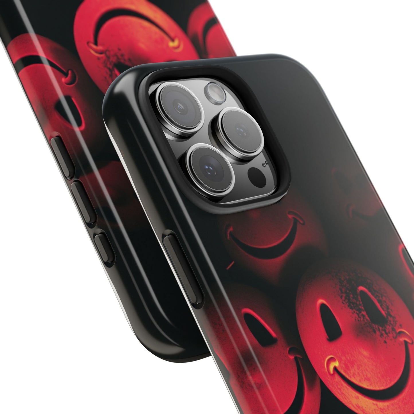 Smiley Face Tough Phone Case - Durable Protection with Fun Design