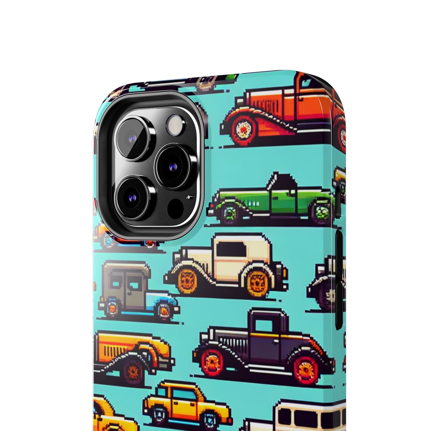 Retro Car Pixel Art Tough Phone Case - Durable & Stylish Protection - for iPhone