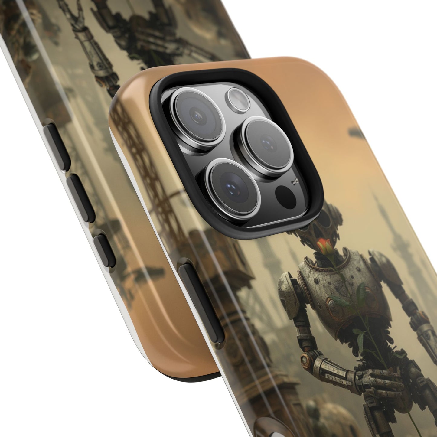 Robotic Sentinel Tough Phone Case - Durable Protector for Sci-Fi Lovers