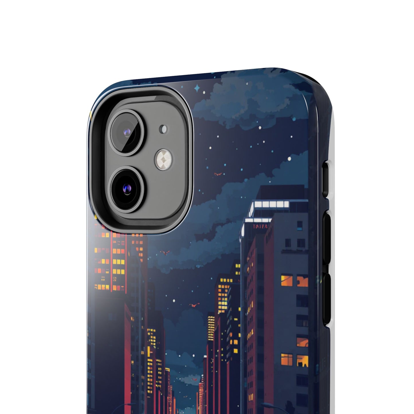 Urban Nightlife Tough Phone Case - Durable & Stylish Protection