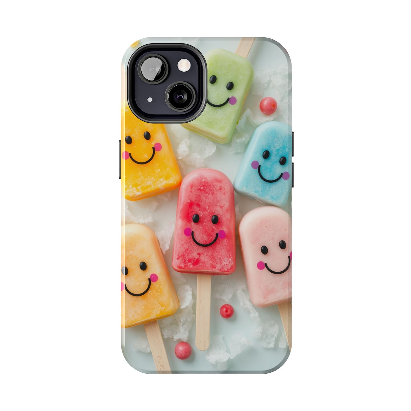 Cute Smile Popsicle Tough Phone Case - Fun Protection for Your Device