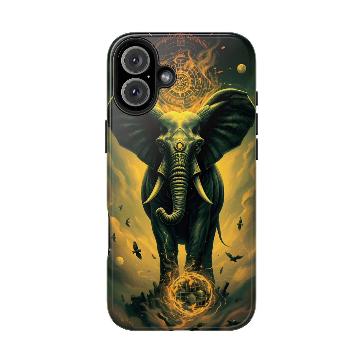 Majestic Elephant Clouds Tough Phone Case - Durable Protection with Bold Design - for iPhone