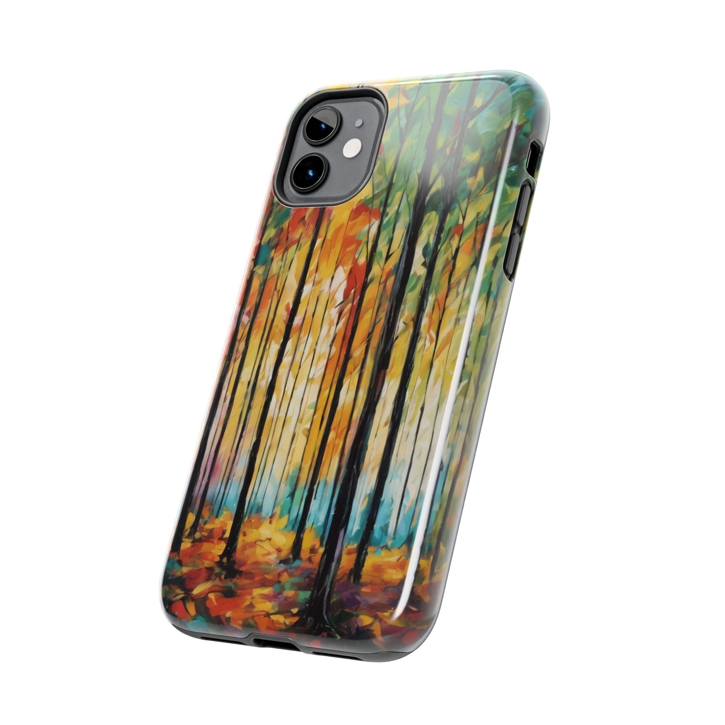 Autumn Forest Tough Phone Case - Colorful Nature Design - for iPhone