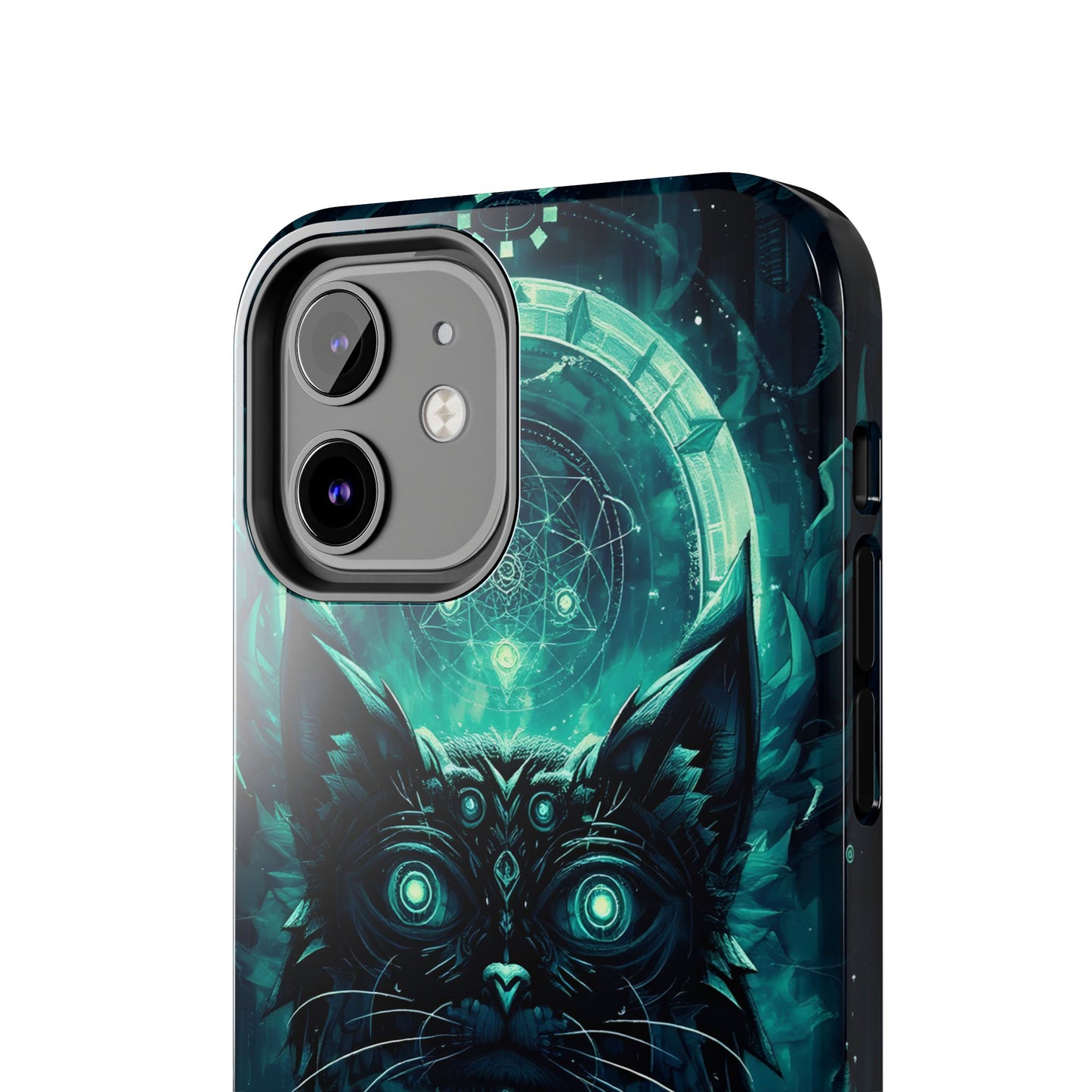 Mystical Dark Cat Phone Case - Tough Protective Cover for Cat Lovers - for iPhone