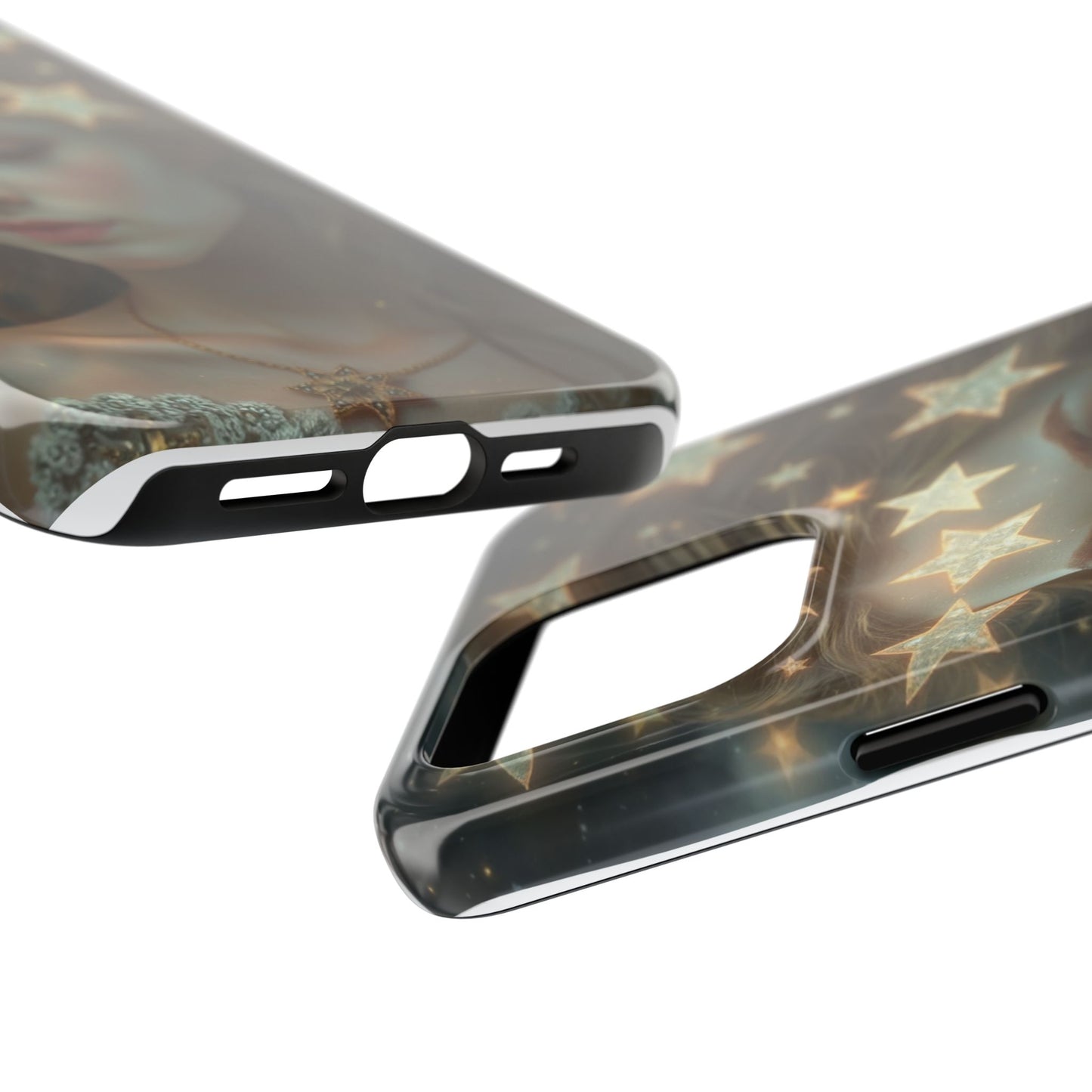 Celestial Dream Tough Phone Case - Artistic Starry Design for Style Enthusiasts