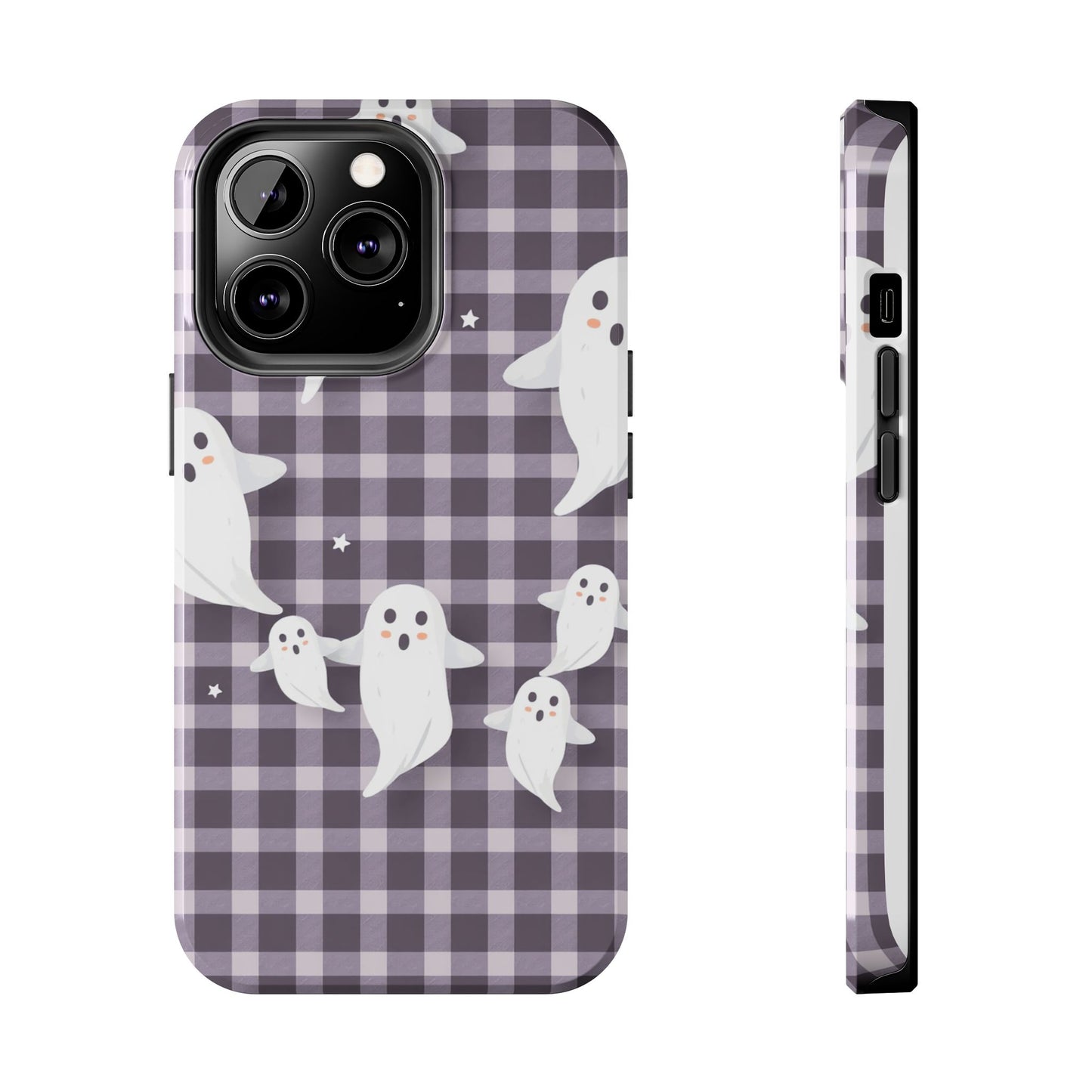 Cute Ghosts Tough Phone Case - Whimsical Halloween Design for Spooky Vibes