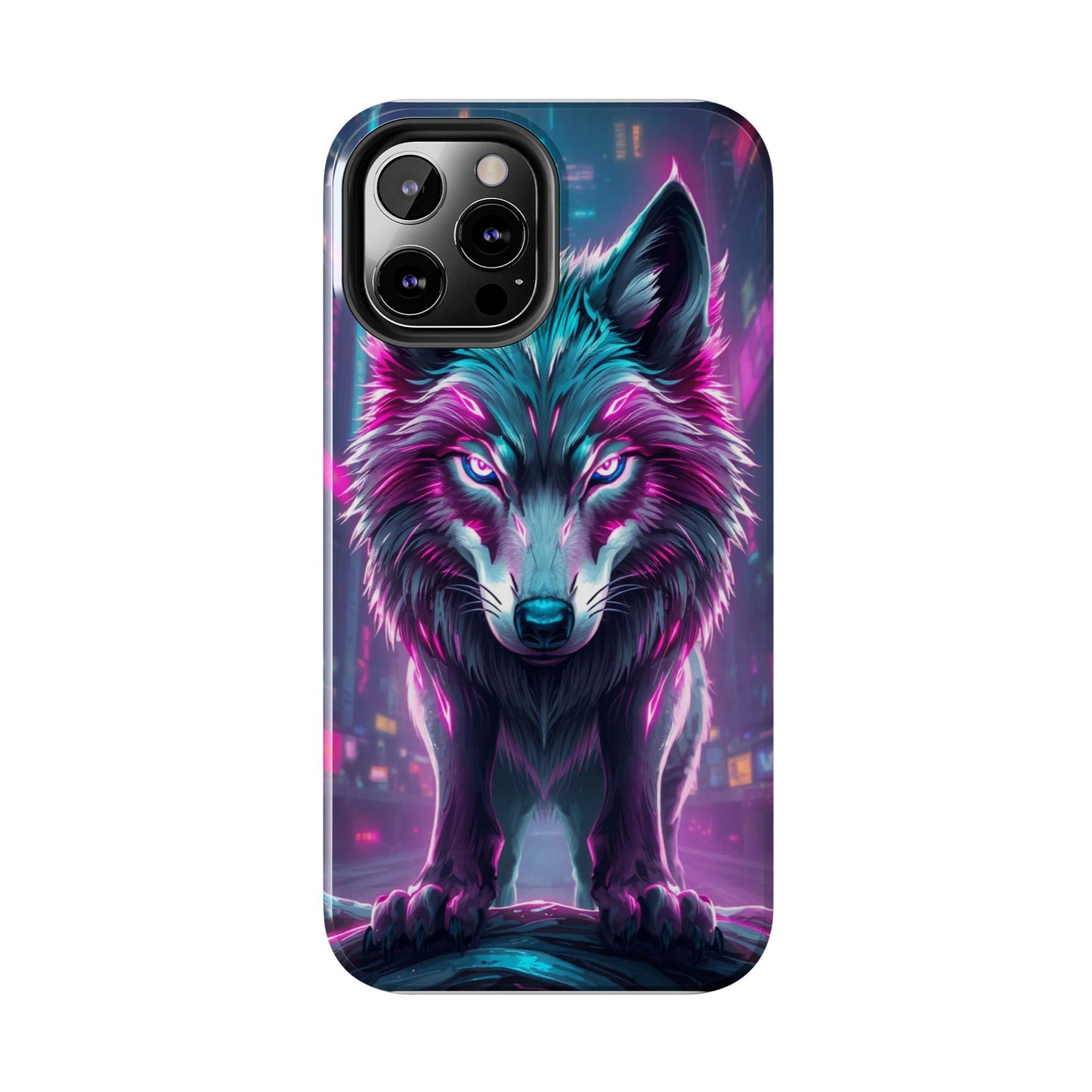 Fierce Wolf Phone Case - Tough & Vibrant Design for Animal Lovers