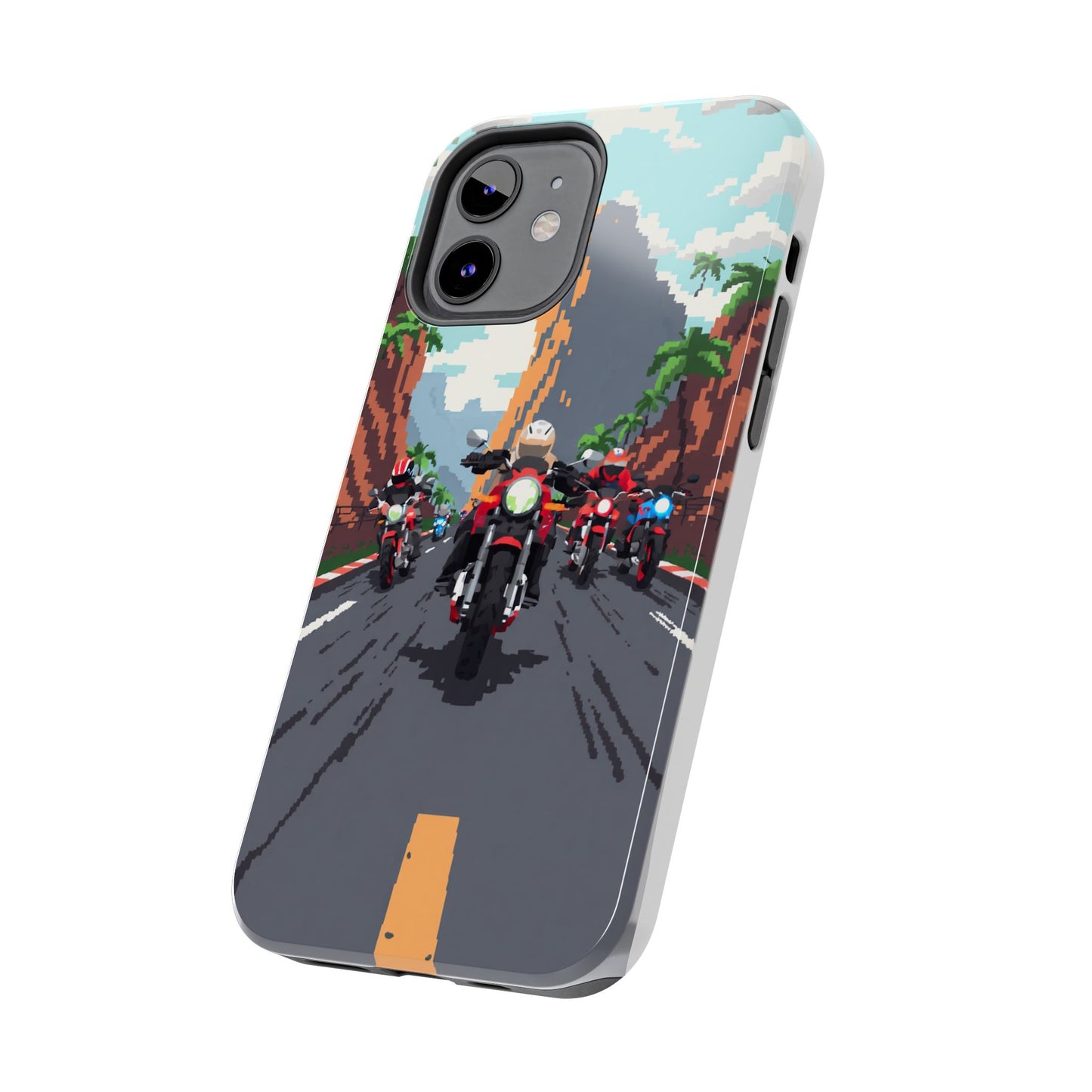Retro Biker Tough Phone Case - Perfect for Motorcycle Lovers