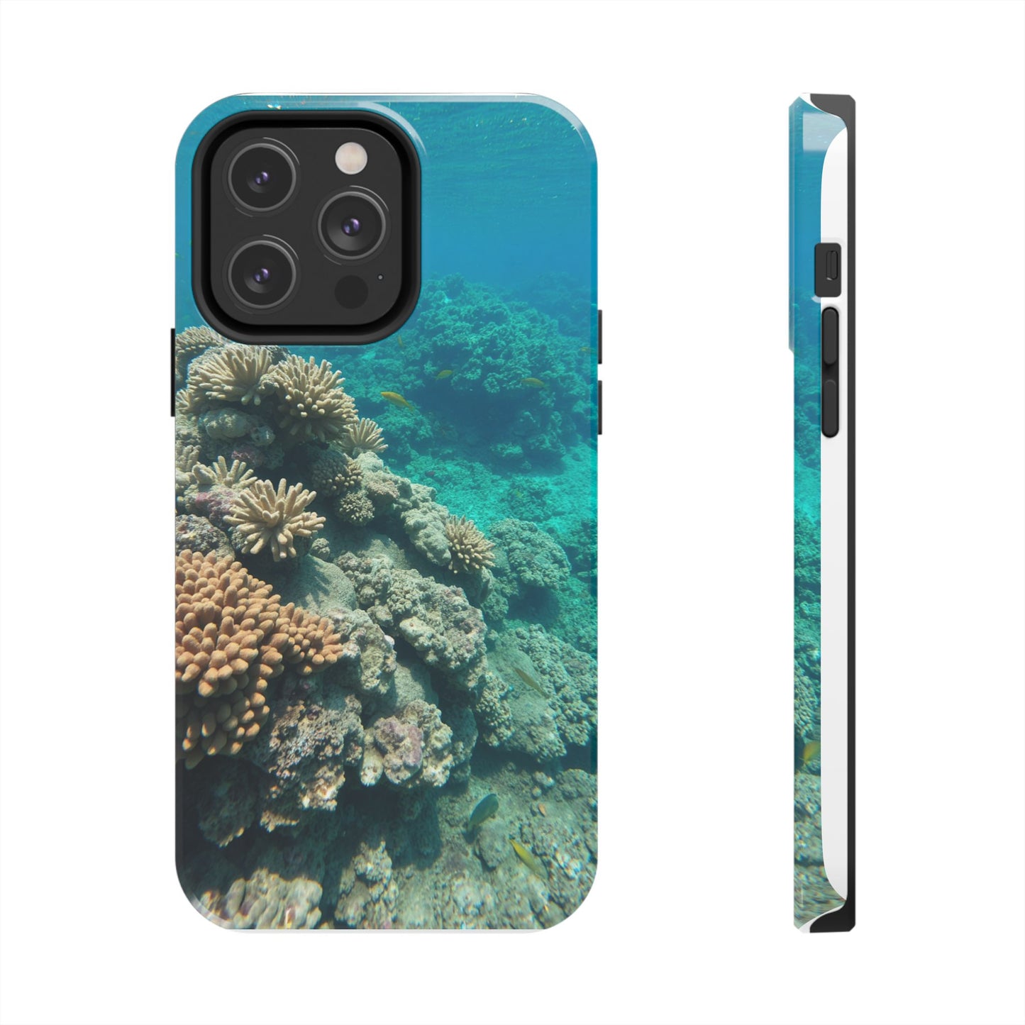 Coral Reef Tough Phone Case - Ocean Vibes Protection for Adventure Lovers