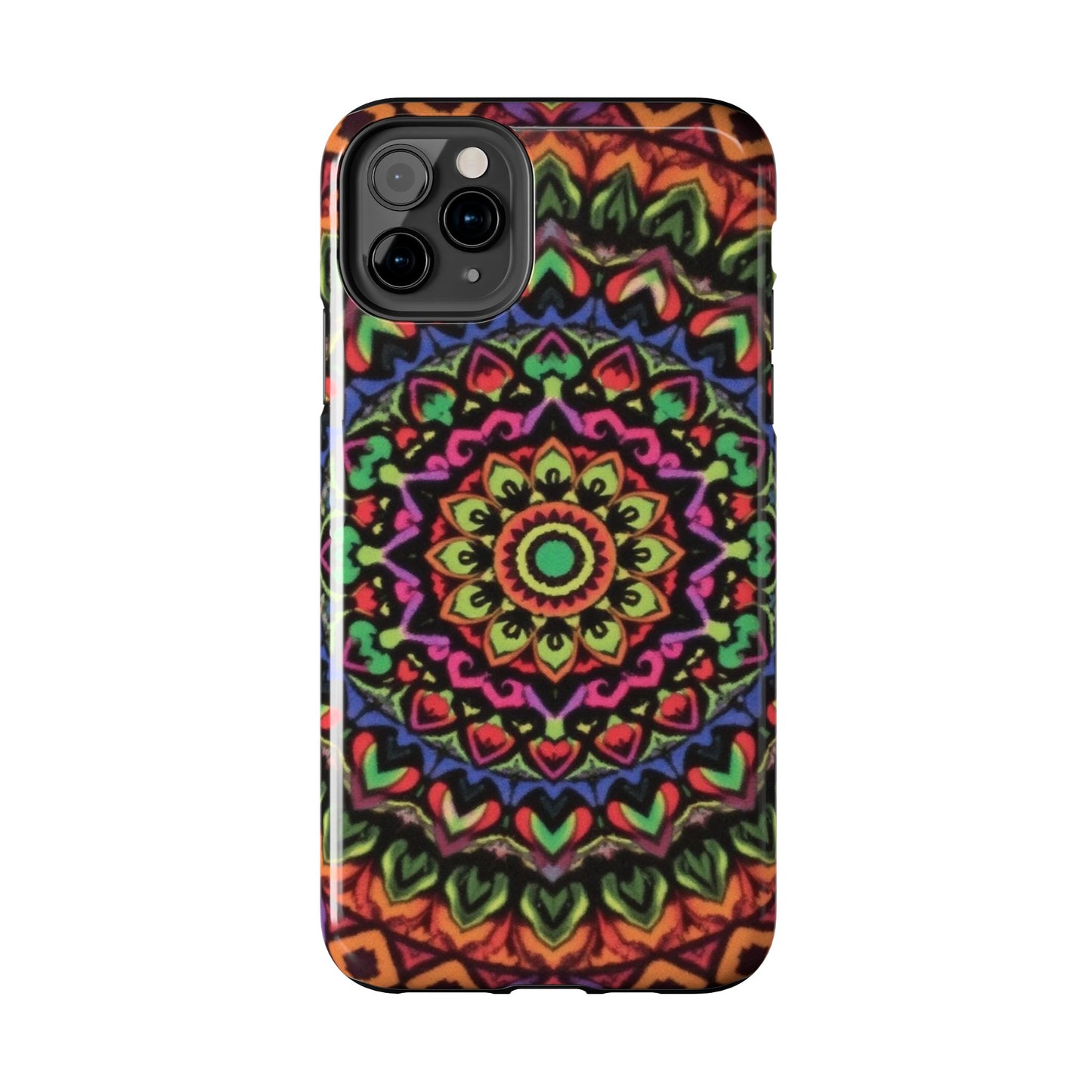 Colorful Mandala Tough Phone Case - Vibrant Designs for Trendy Protection - for iPhone