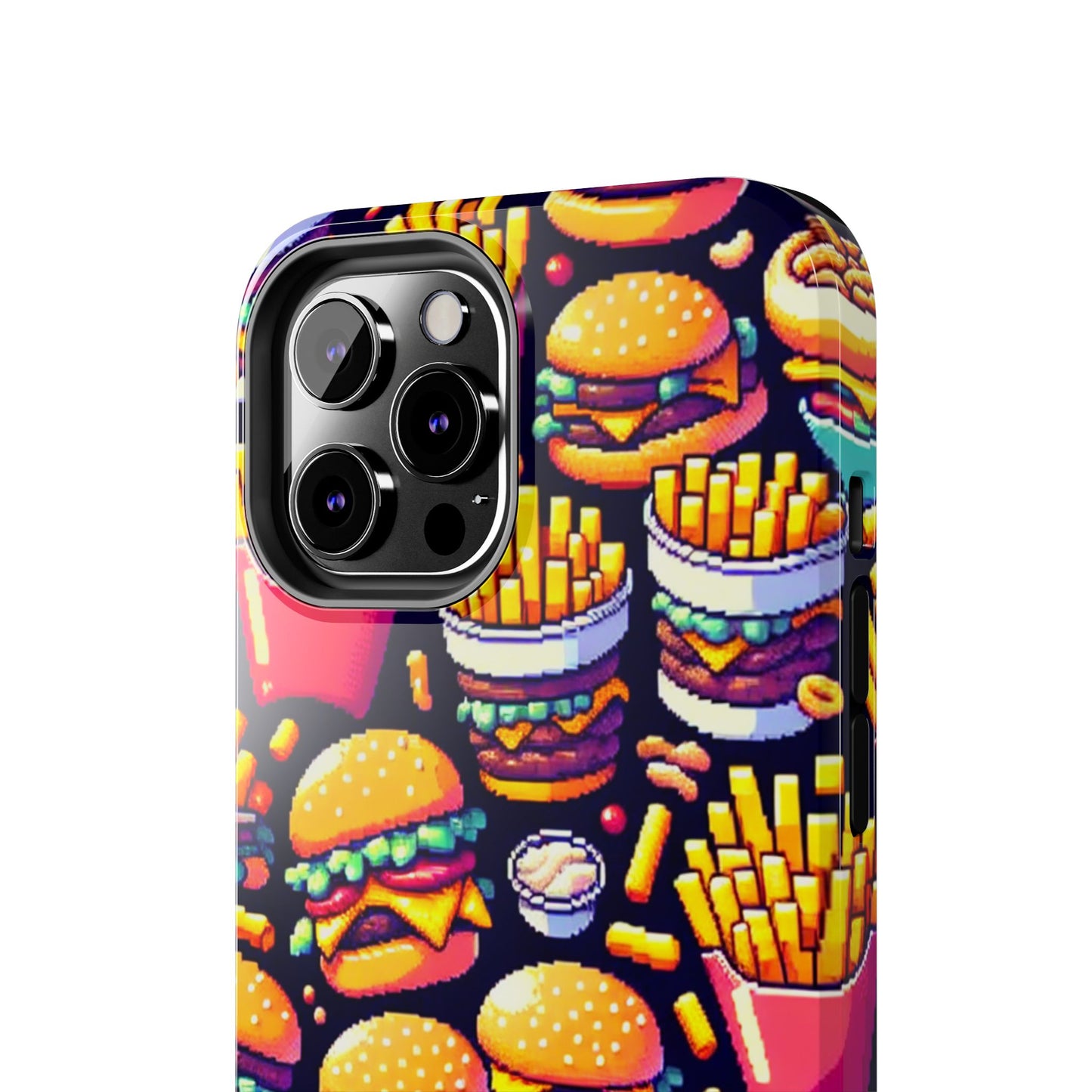 Retro Fast Food Phone Case - Tough and Durable - for iPhone