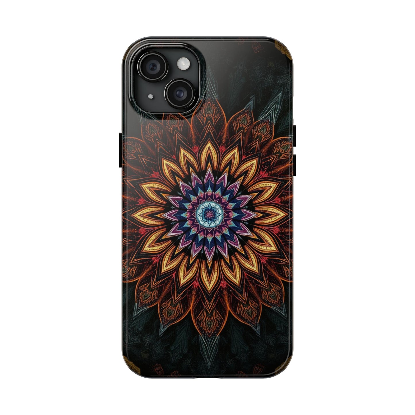 Mystic Mandala Tough Phone Case - Durable Protection with Artistic Design - for iPhone
