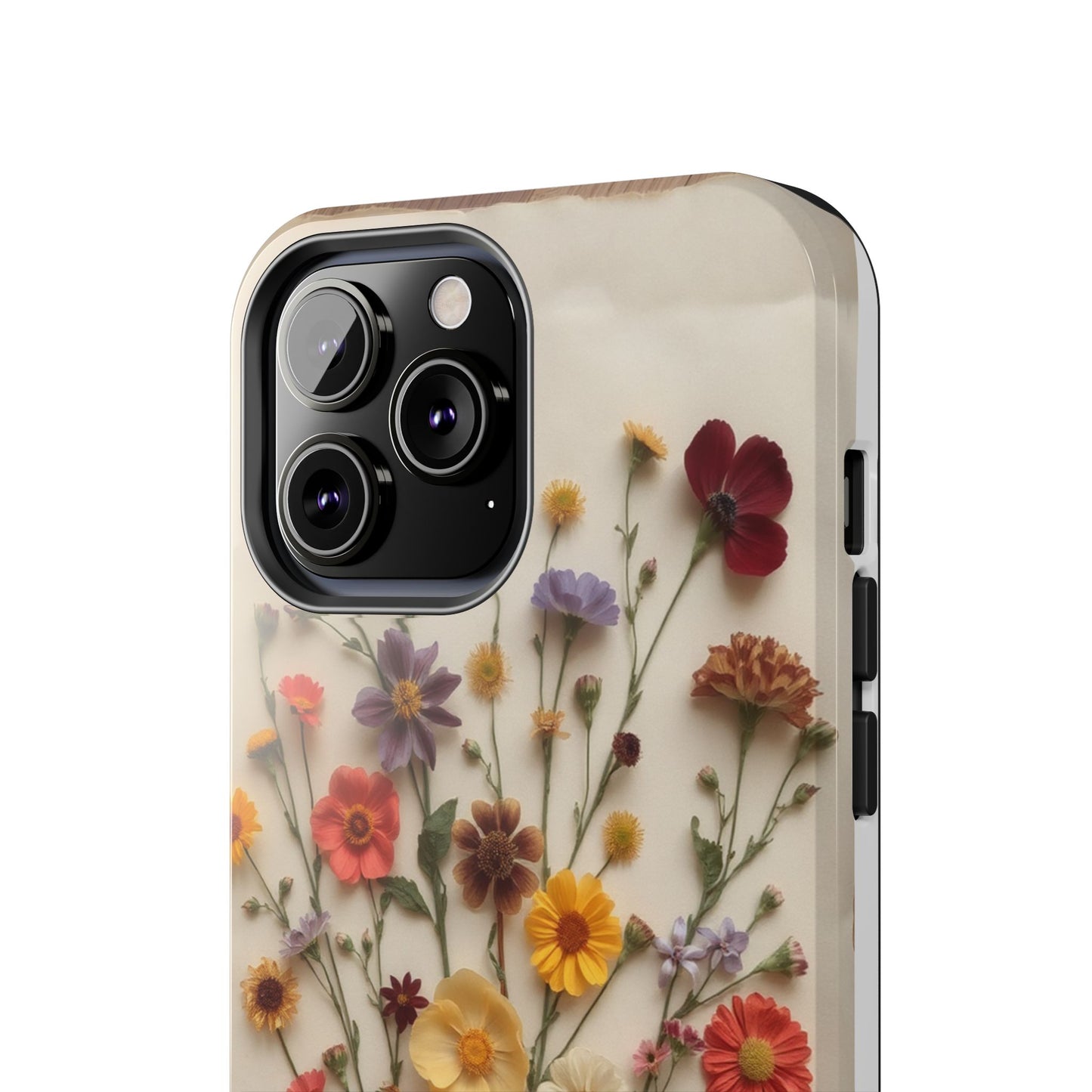 Floral Tough Phone Case - Durable Protection with Nature-Inspired Design