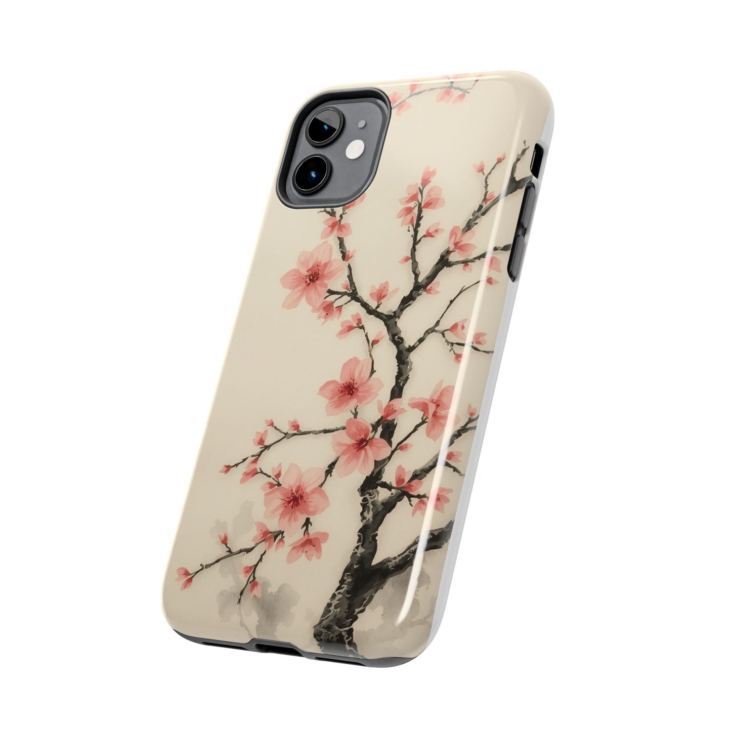 Cherry Blossom Tough Phone Case - Stylish Protection for Nature Lovers