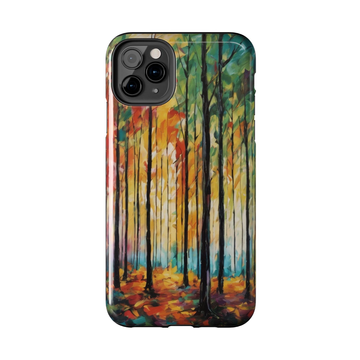 Autumn Forest Tough Phone Case - Colorful Nature Design - for iPhone