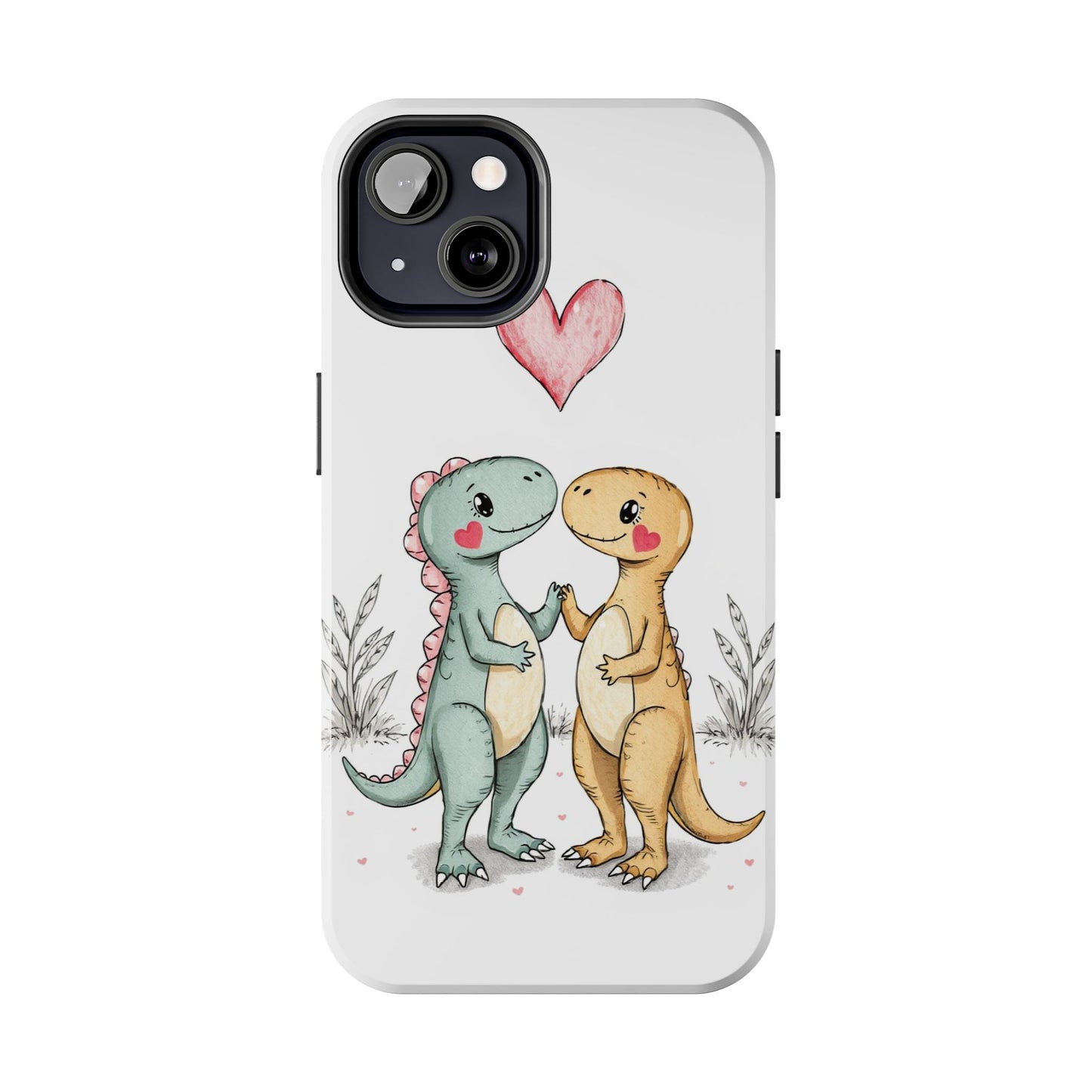 Dino Couples - Tough Phone Case for iPhone