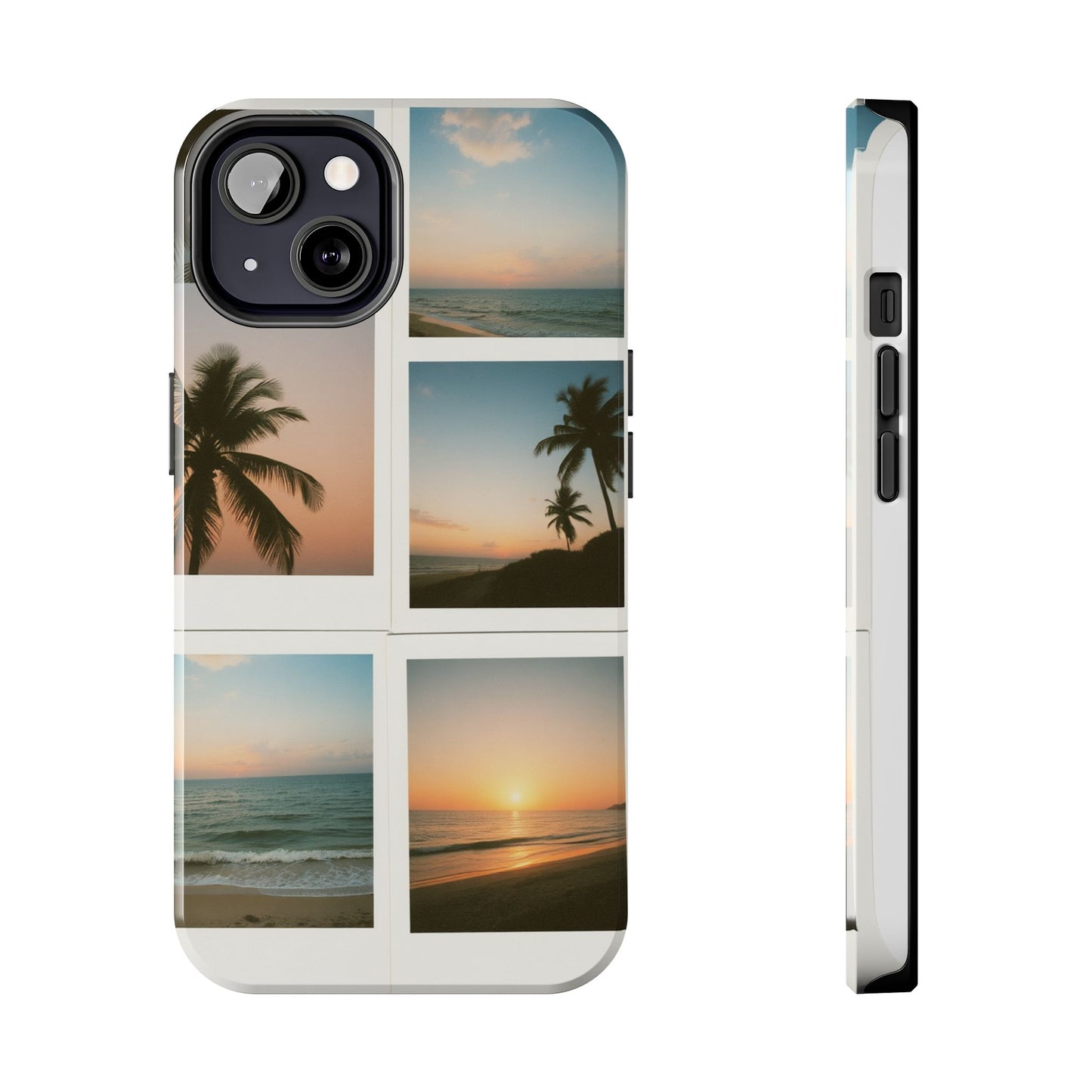 Tropical Sunset Tough Phone Case - Beach Vibes for Summer Adventures