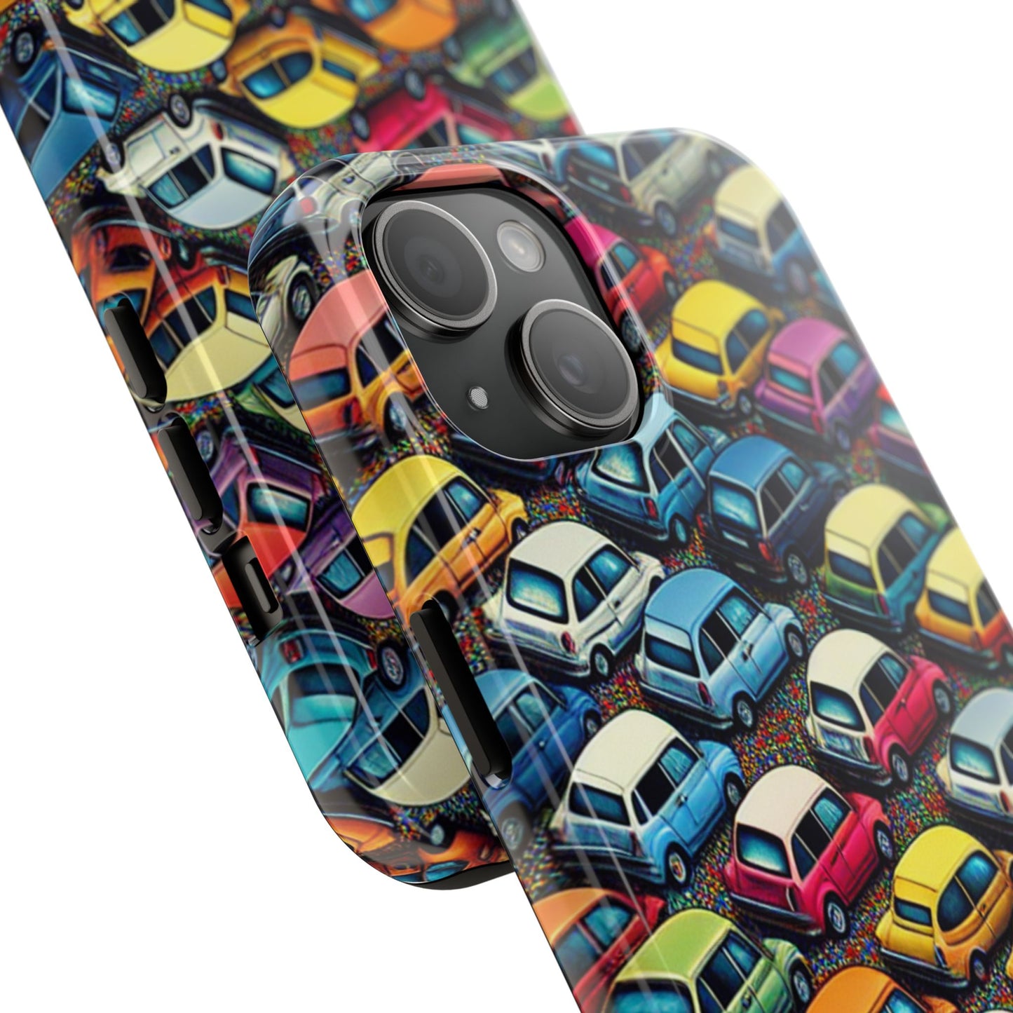 Car Phone Case - City Traffic Pattern Design - for iPhone