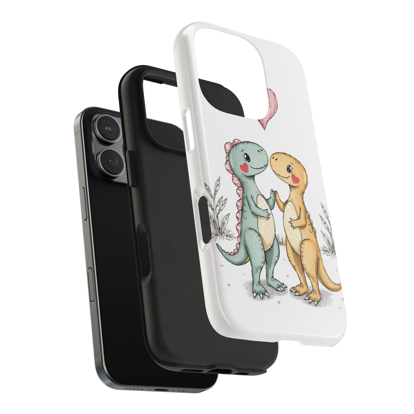 Dino Couples - Tough Phone Case for iPhone