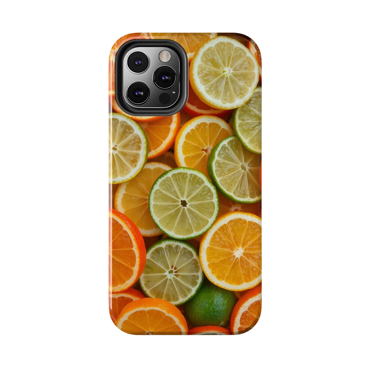 Citrus Slice Tough Phone Case – Vibrant Fruit Design for Summer Fun