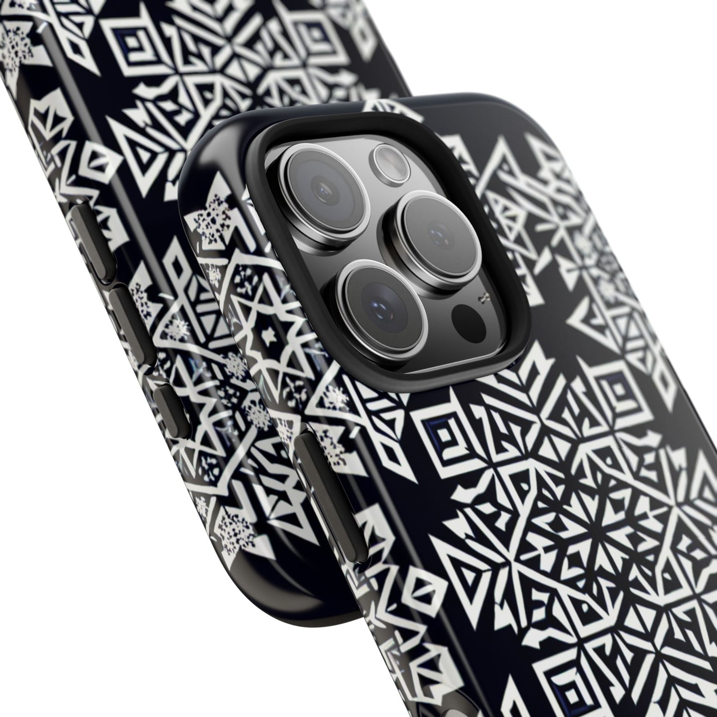 Winter Wonderland Tough Phone Case - Digital Snowflake - for iPhone