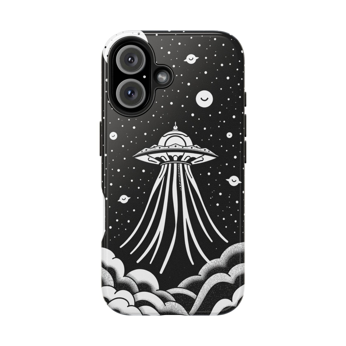 Galaxy UFO Tough Phone Case - Durable Protection with Unique Space Design