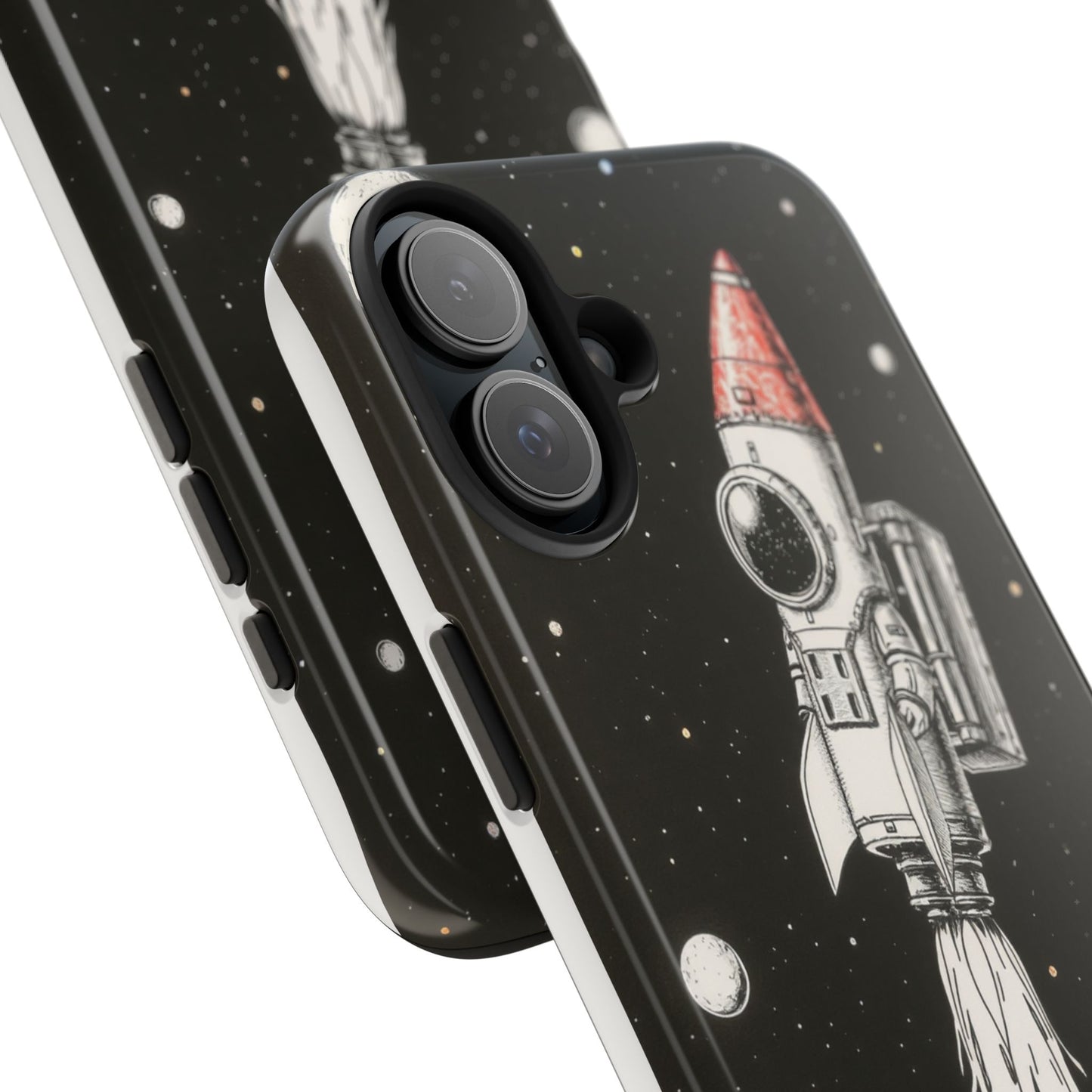 Cool Tough Phone Case for iPhone - Astro-Rocket Bond