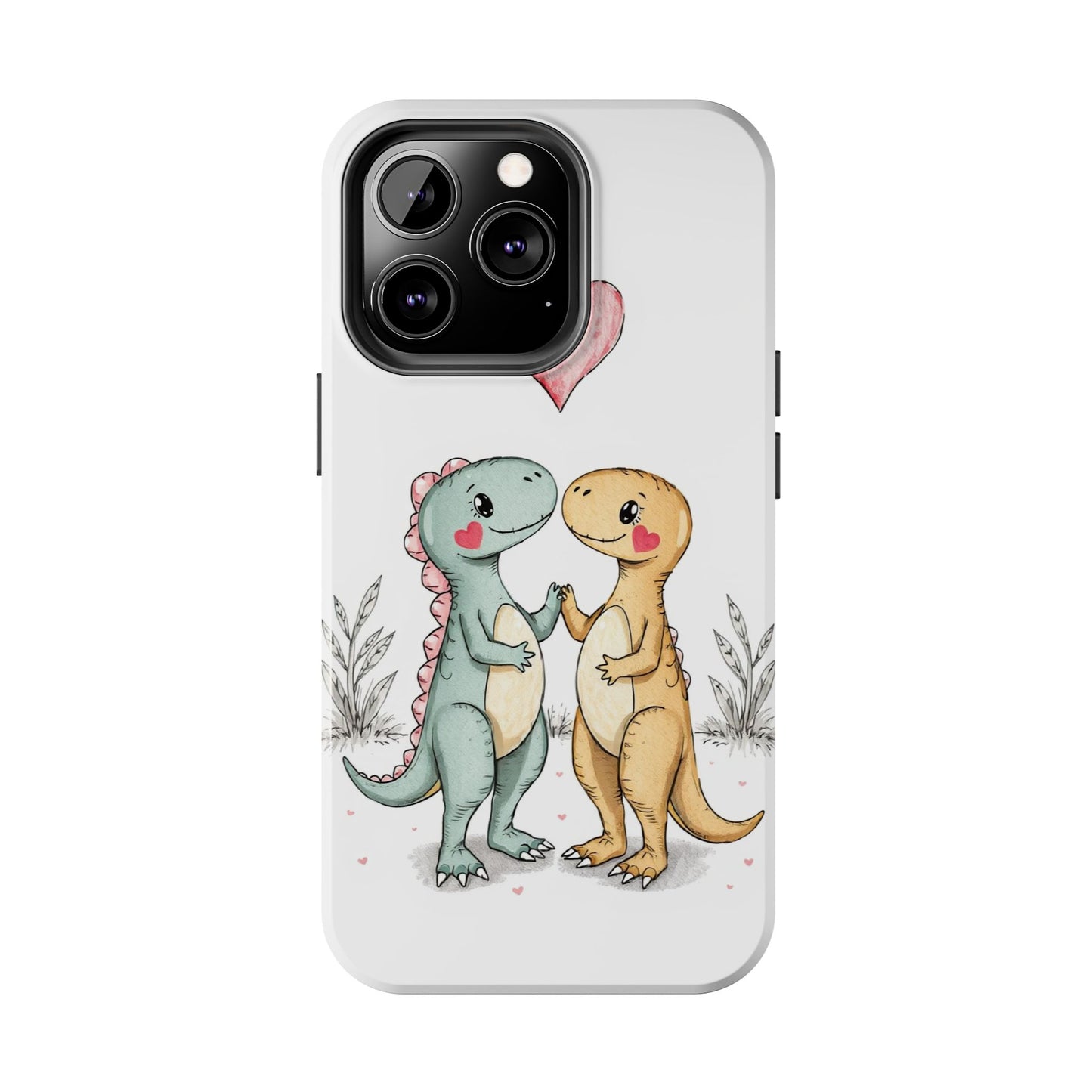 Dino Couples - Tough Phone Case for iPhone