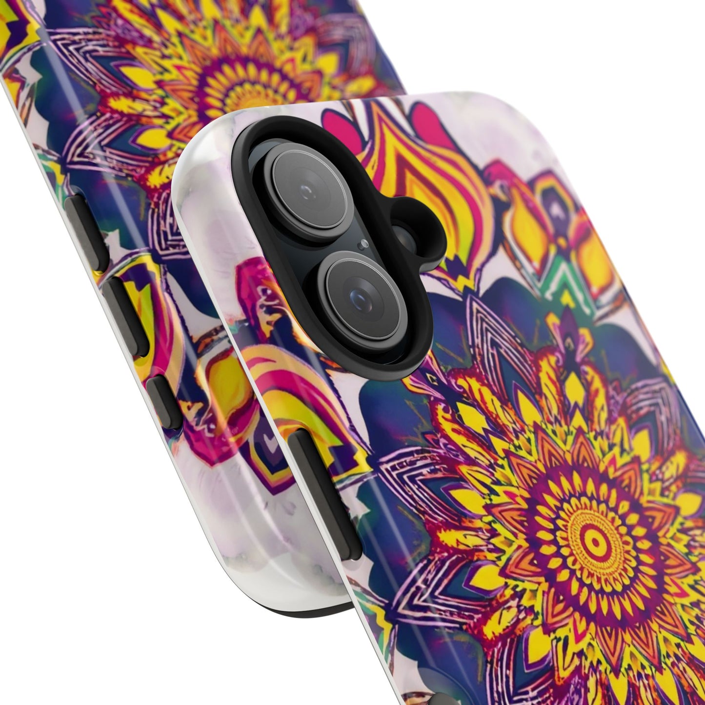 Vibrant Mandala Tough Phone Case - Boho Style Protection - for iPhone