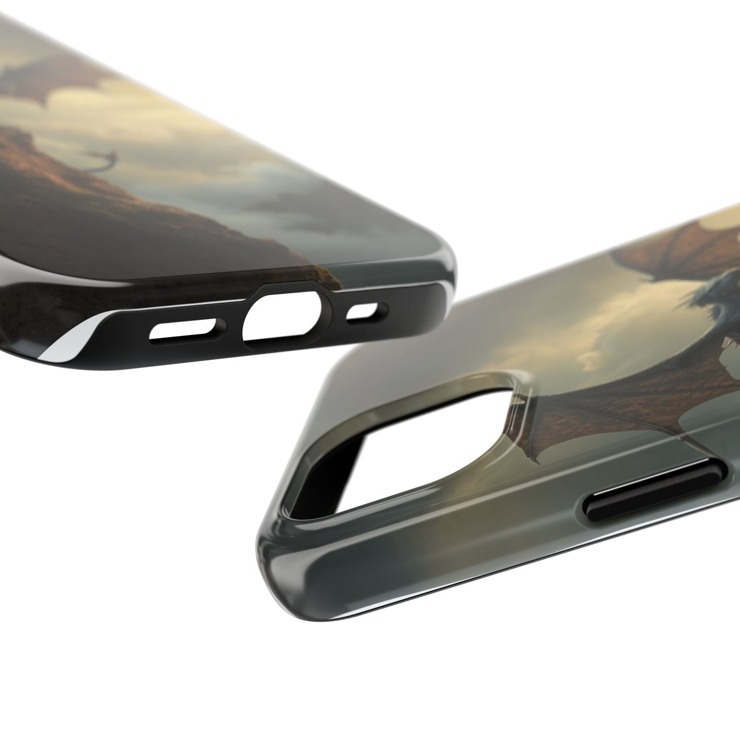 Dragon Fantasy Tough Phone Case - Durable Protection for Adventurers