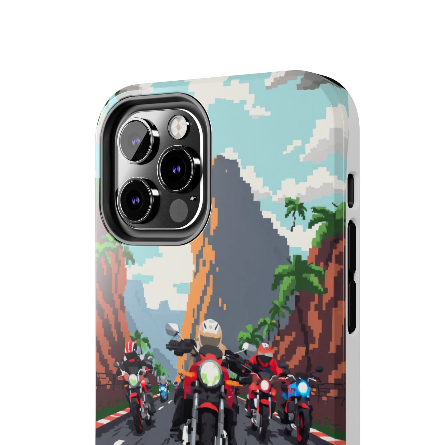 Retro Biker Tough Phone Case - Perfect for Motorcycle Lovers