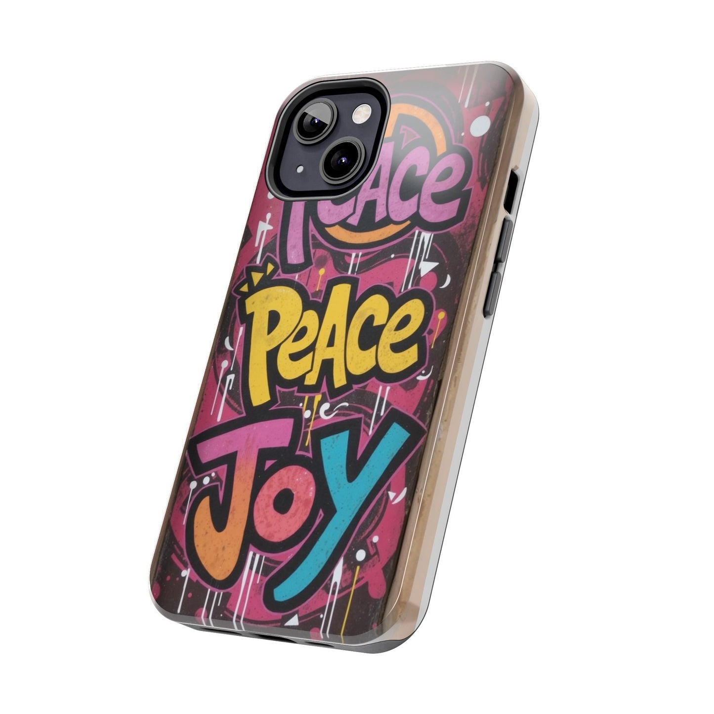 Colorful Peace Joy Tough Phone Case
