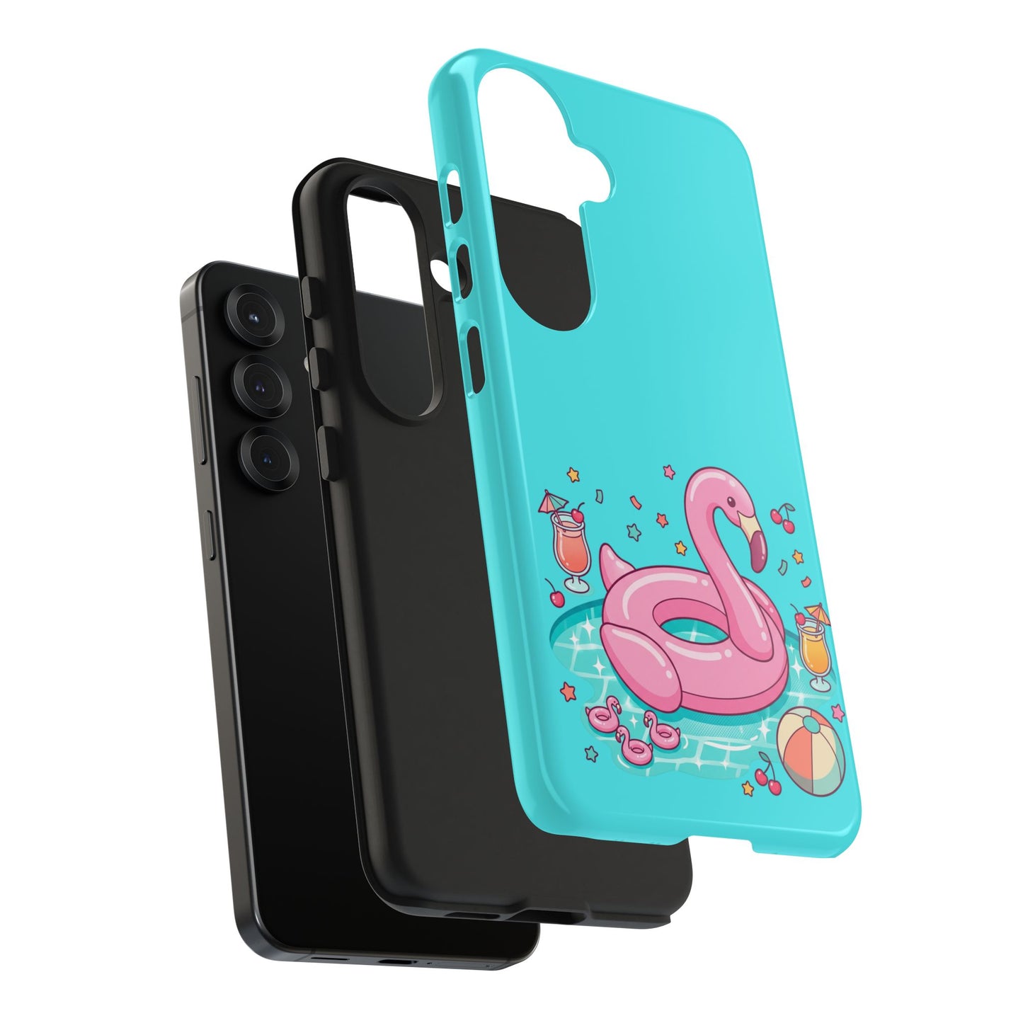 Flamingo Pool Party iPhone Case