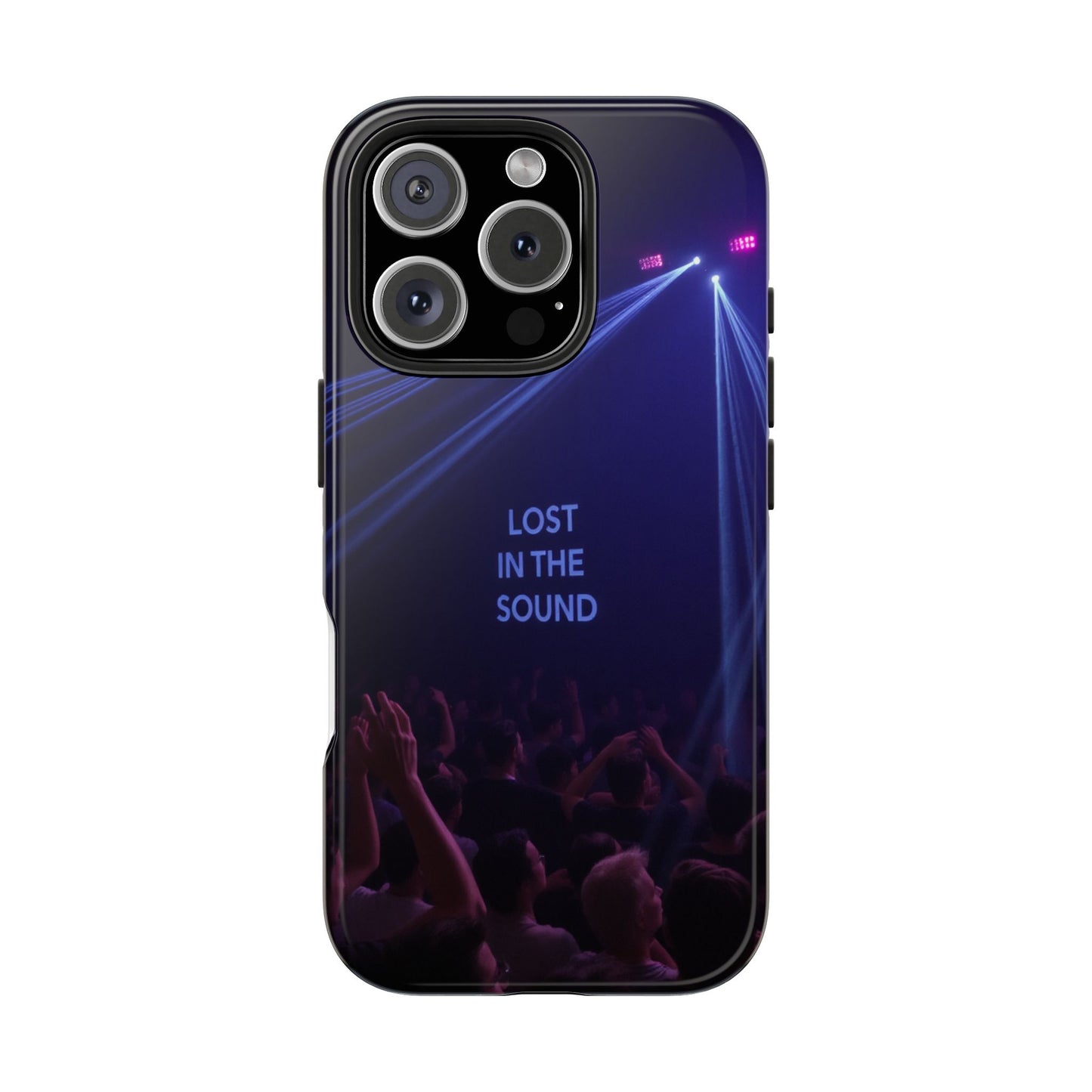 Vibrant Tough Phone Case - 'Lost in the Sound' Design for Music Lovers