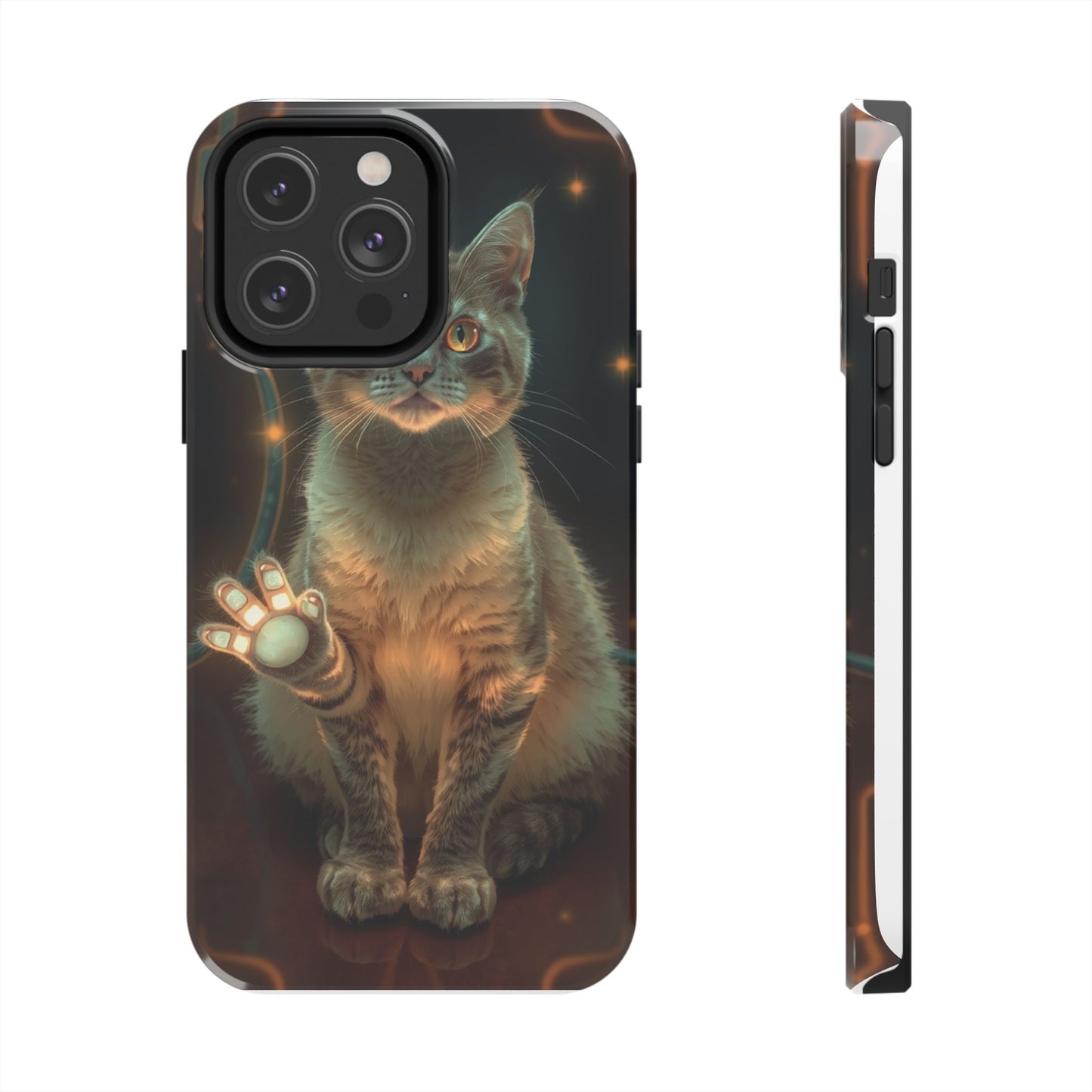 Whimsical Cat Phone Case | Tough Phone Cases for Cat Lovers, Pet Accessories, Gift for Cat Owners, Cute Phone Cover, Personalized Tech