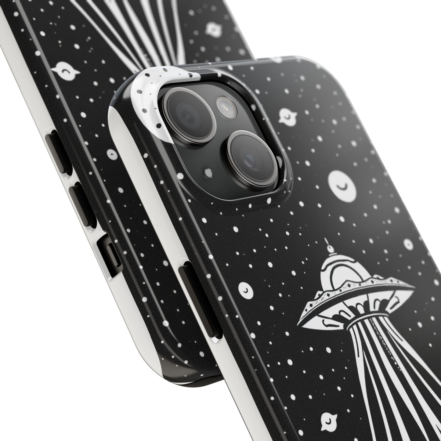 Galaxy UFO Tough Phone Case - Durable Protection with Unique Space Design