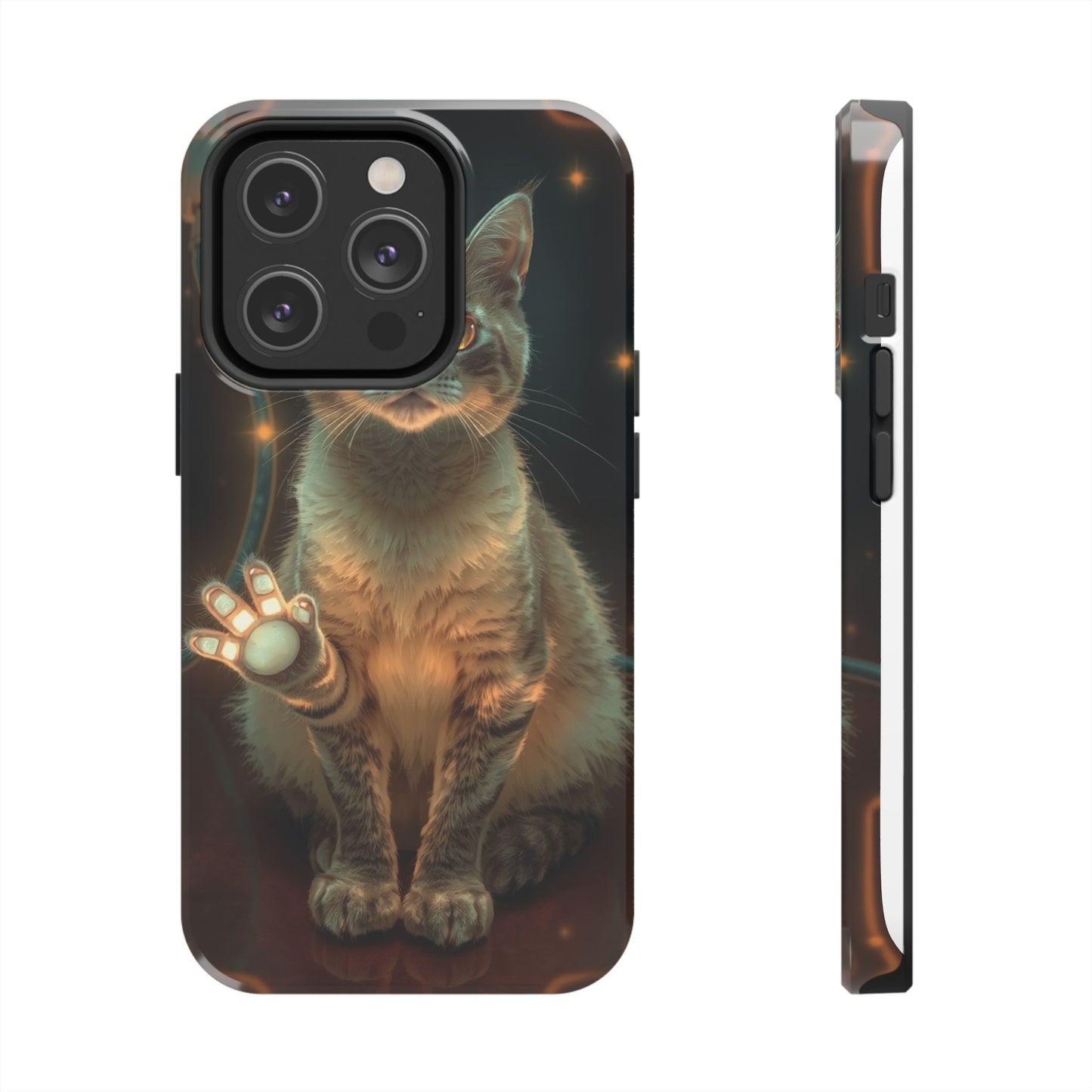 Whimsical Cat Phone Case | Tough Phone Cases for Cat Lovers, Pet Accessories, Gift for Cat Owners, Cute Phone Cover, Personalized Tech
