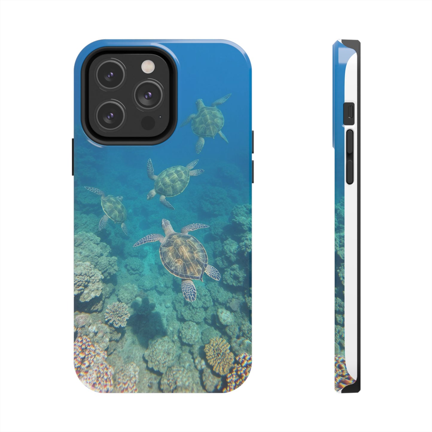 Ocean Turtle Tough Phone Cases - Durable Protection with Marine Art