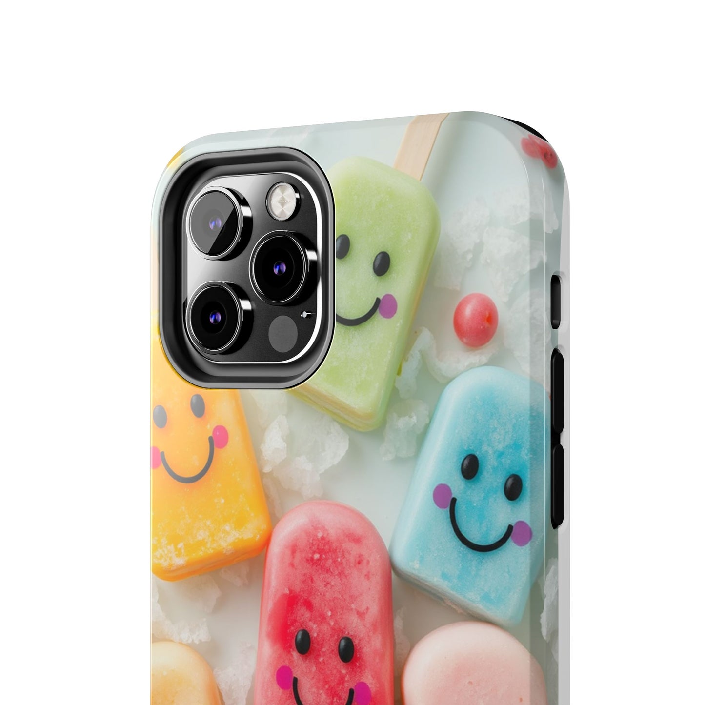 Cute Smile Popsicle Tough Phone Case - Fun Protection for Your Device