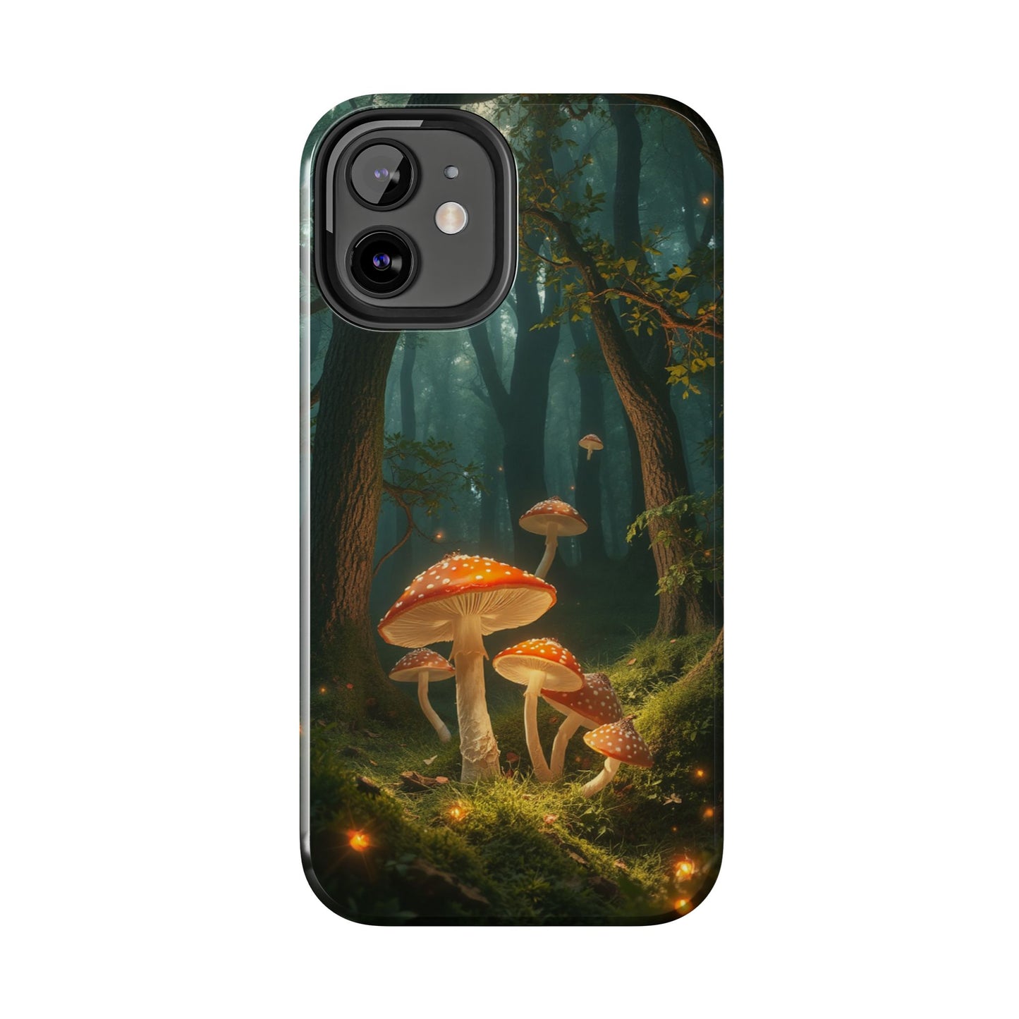 Whimsical Mushroom Tough Phone Case - Forest Fantasy Design