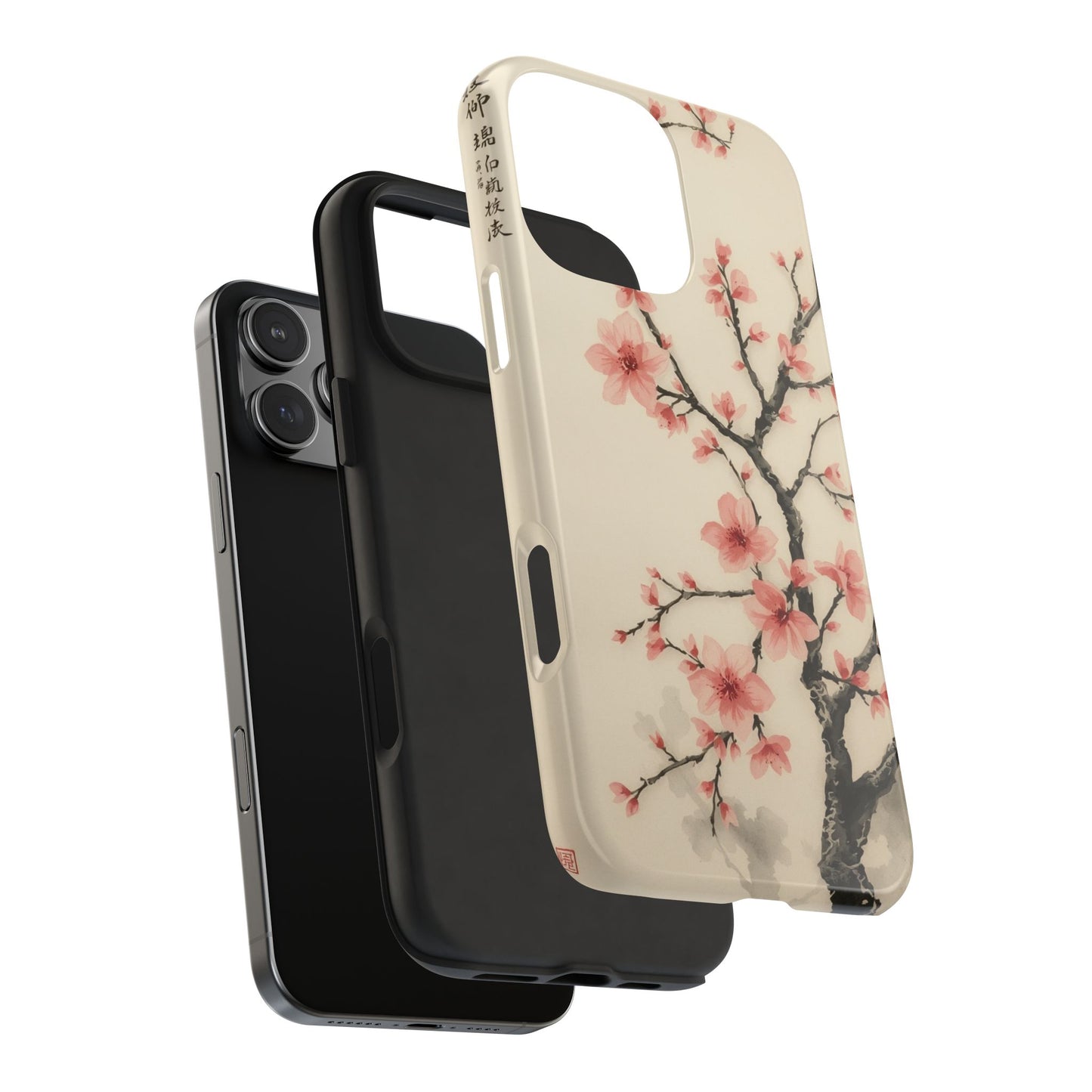 Cherry Blossom Tough Phone Case - Stylish Protection for Nature Lovers