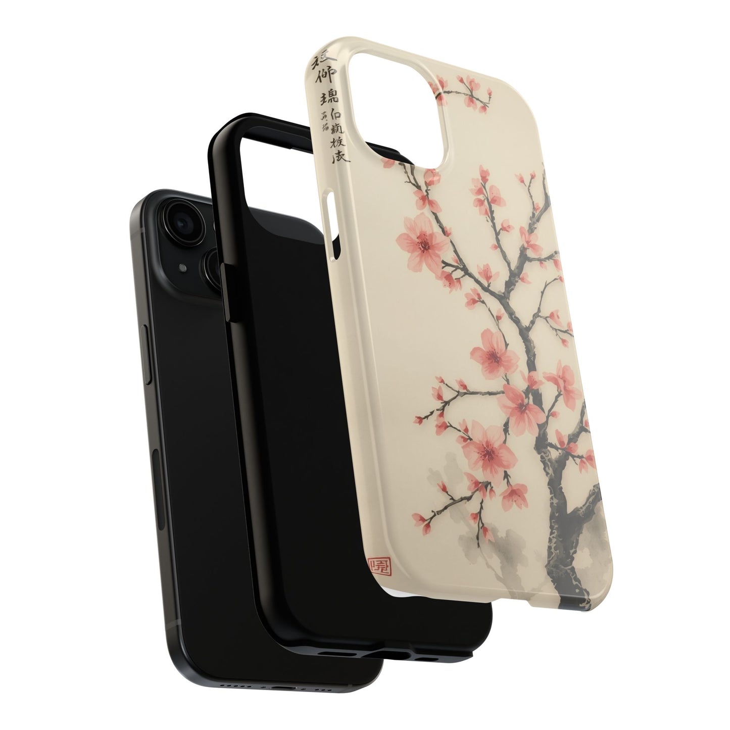 Cherry Blossom Tough Phone Case - Stylish Protection for Nature Lovers