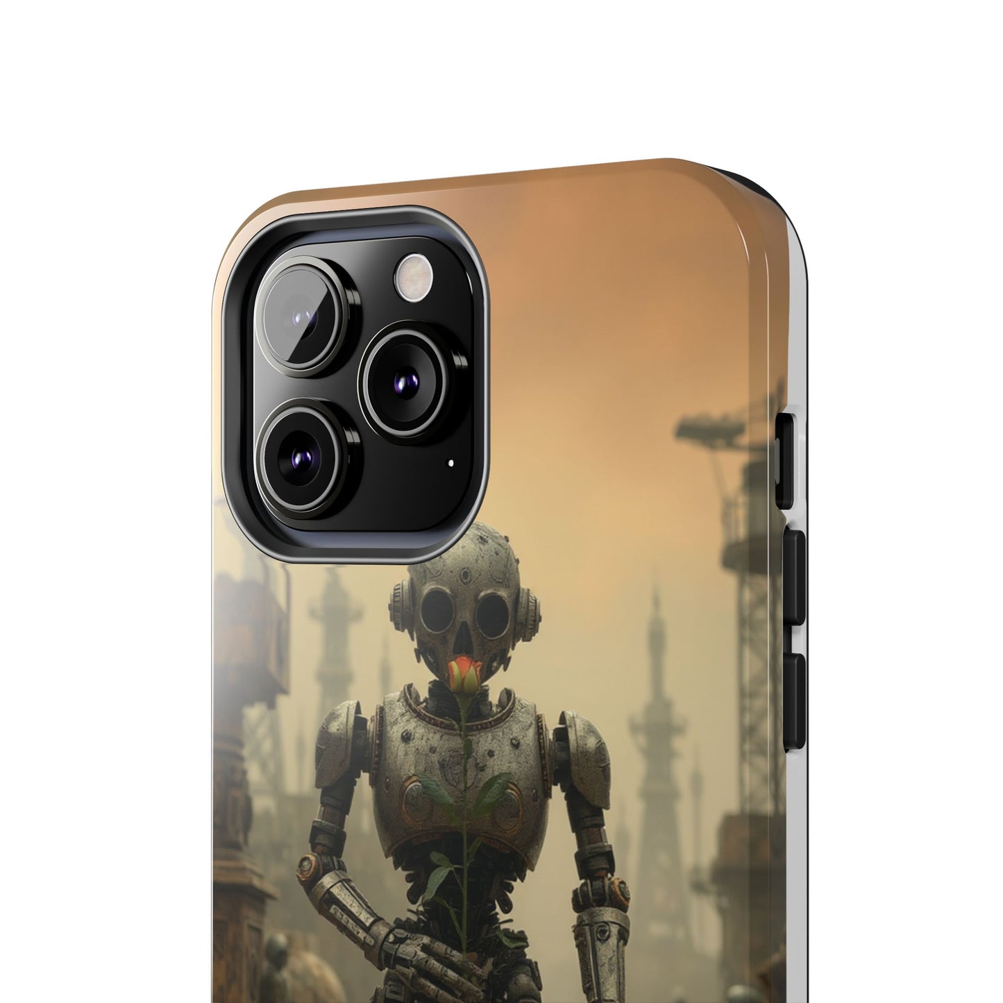 Robotic Sentinel Tough Phone Case - Durable Protector for Sci-Fi Lovers
