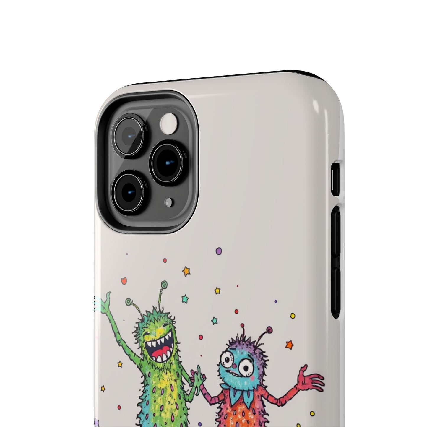 Colorful Monster Tough Phone Case - Fun and Playful Design