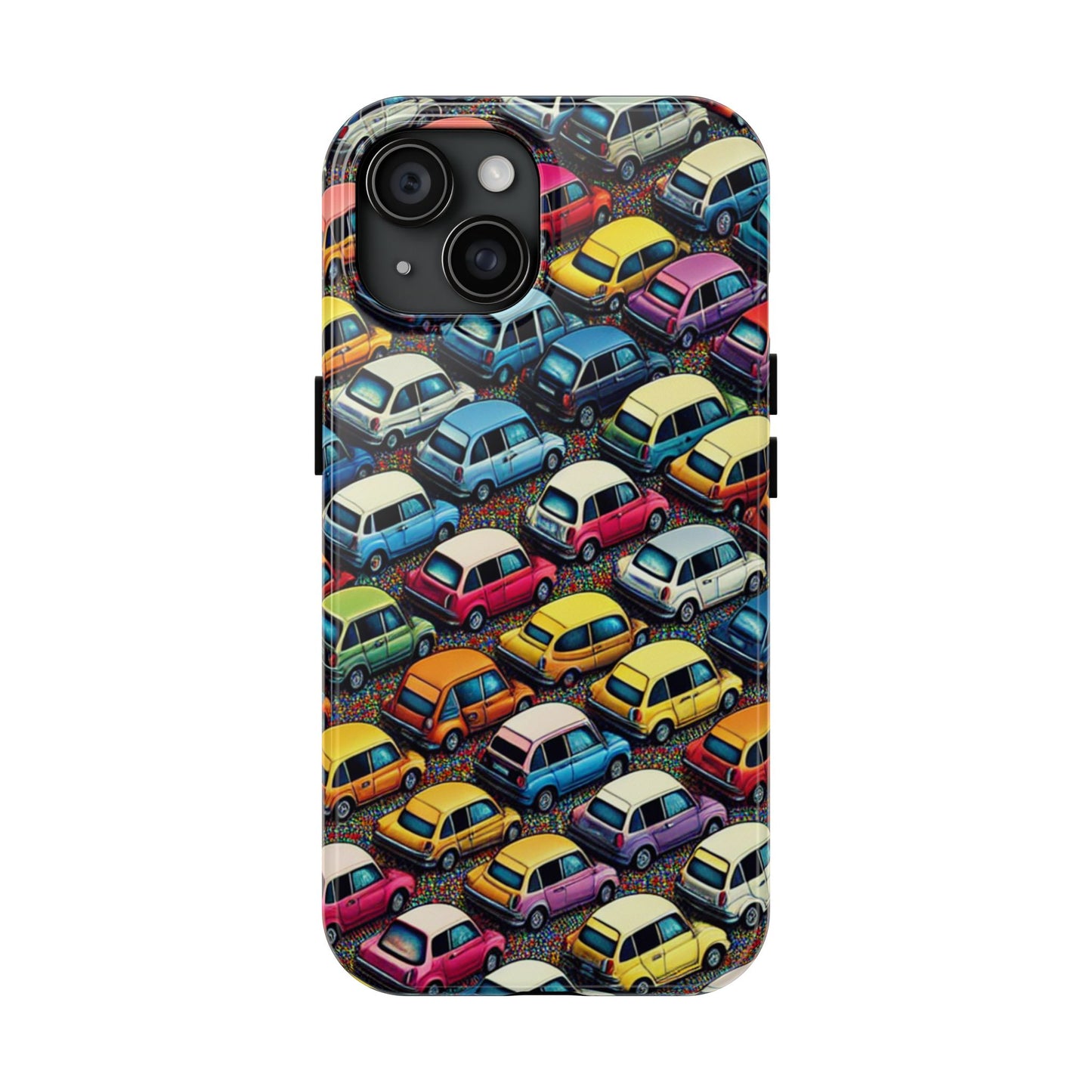 Car Phone Case - City Traffic Pattern Design - for iPhone