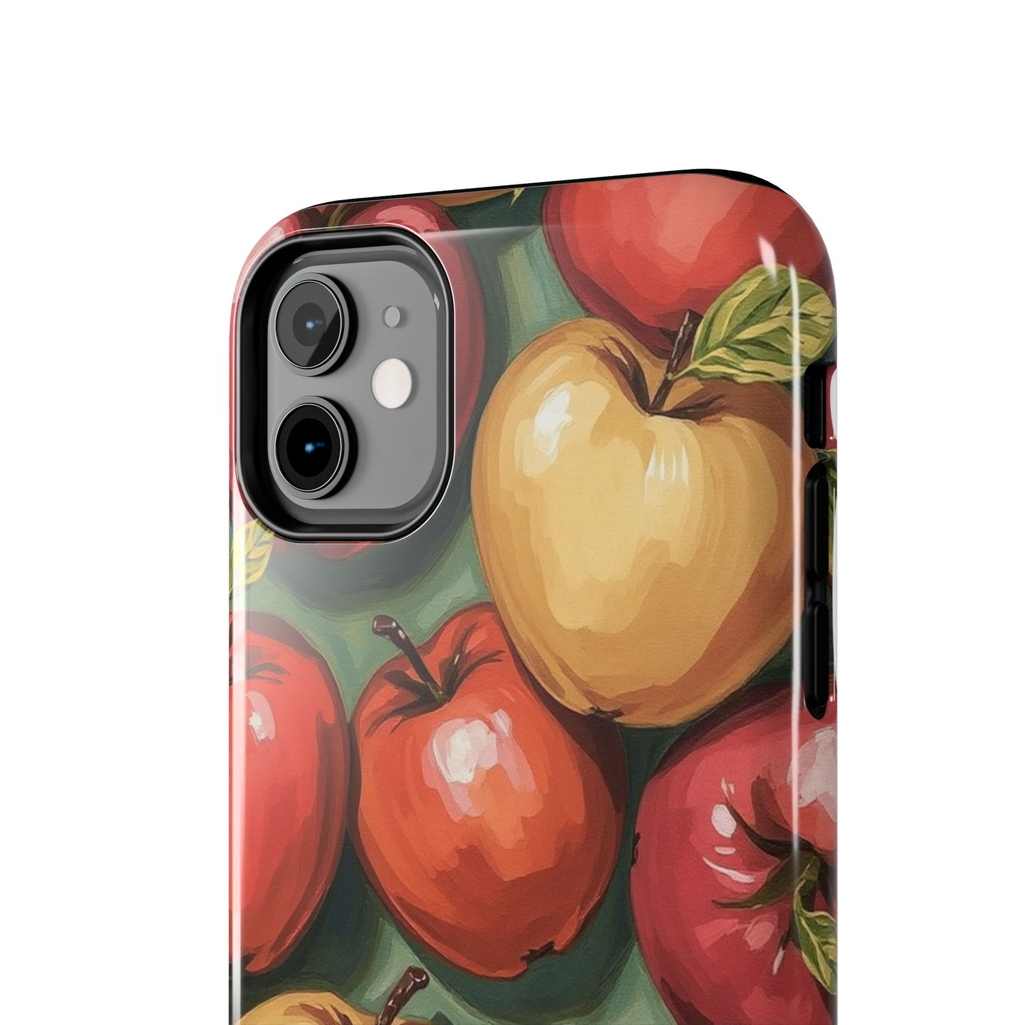 Colorful Painted Apples Art Tough Phone Case - Durable & Stylish Protection - for iPhone
